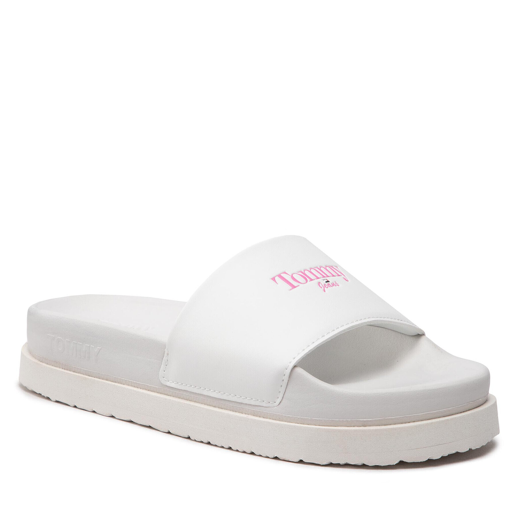 Tommy Jeans Papucs Flatform Pool Slide EN0EN01901 Fehér - Pepit.hu