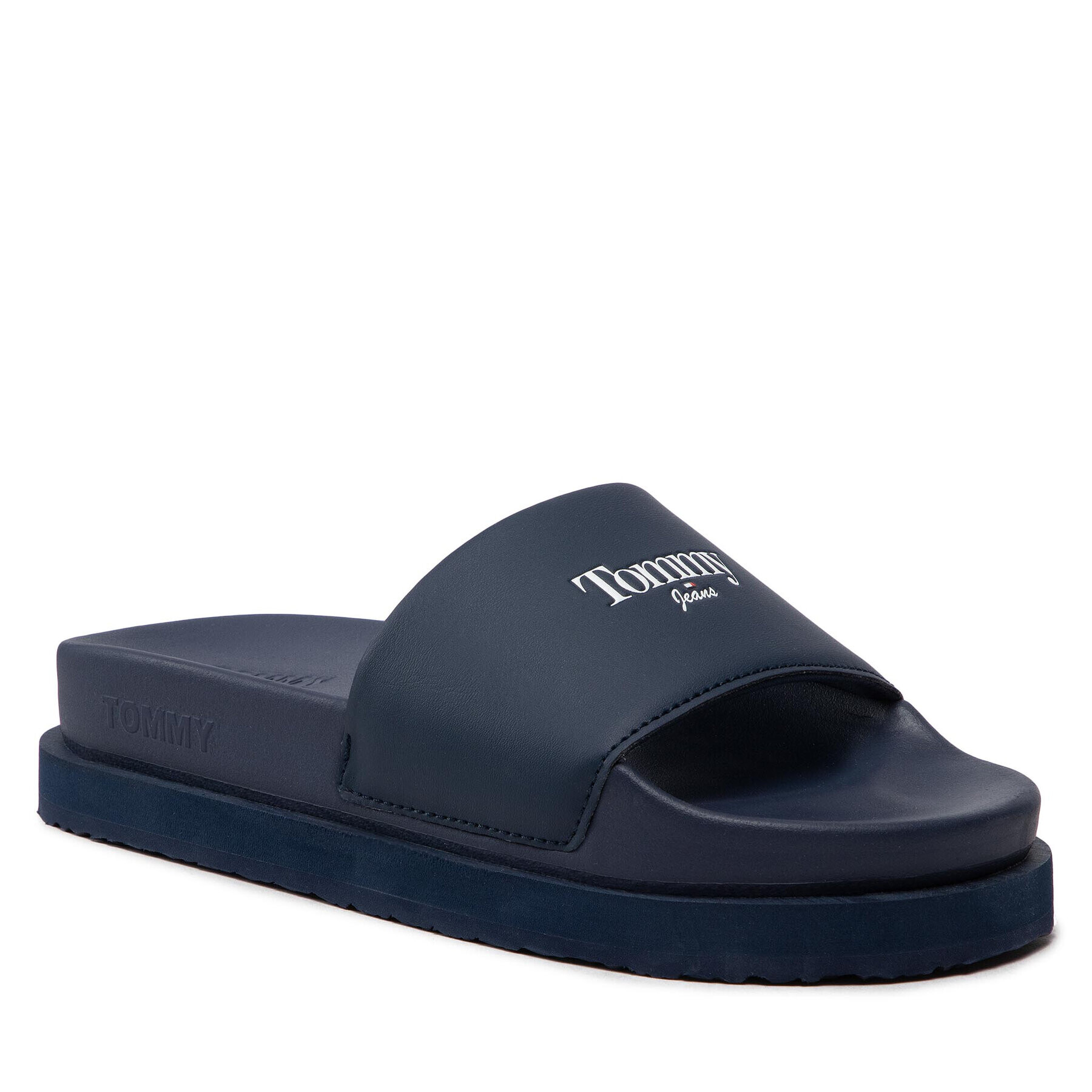 Tommy Jeans Papucs Flatform Pool Slide EN0EN01901 Sötétkék - Pepit.hu