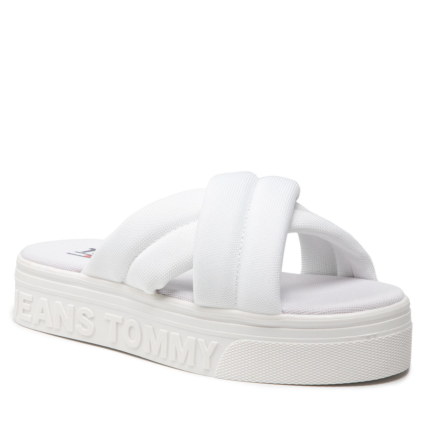 Tommy Jeans Papucs Flatform Sandal EN0EN01798 Fehér - Pepit.hu