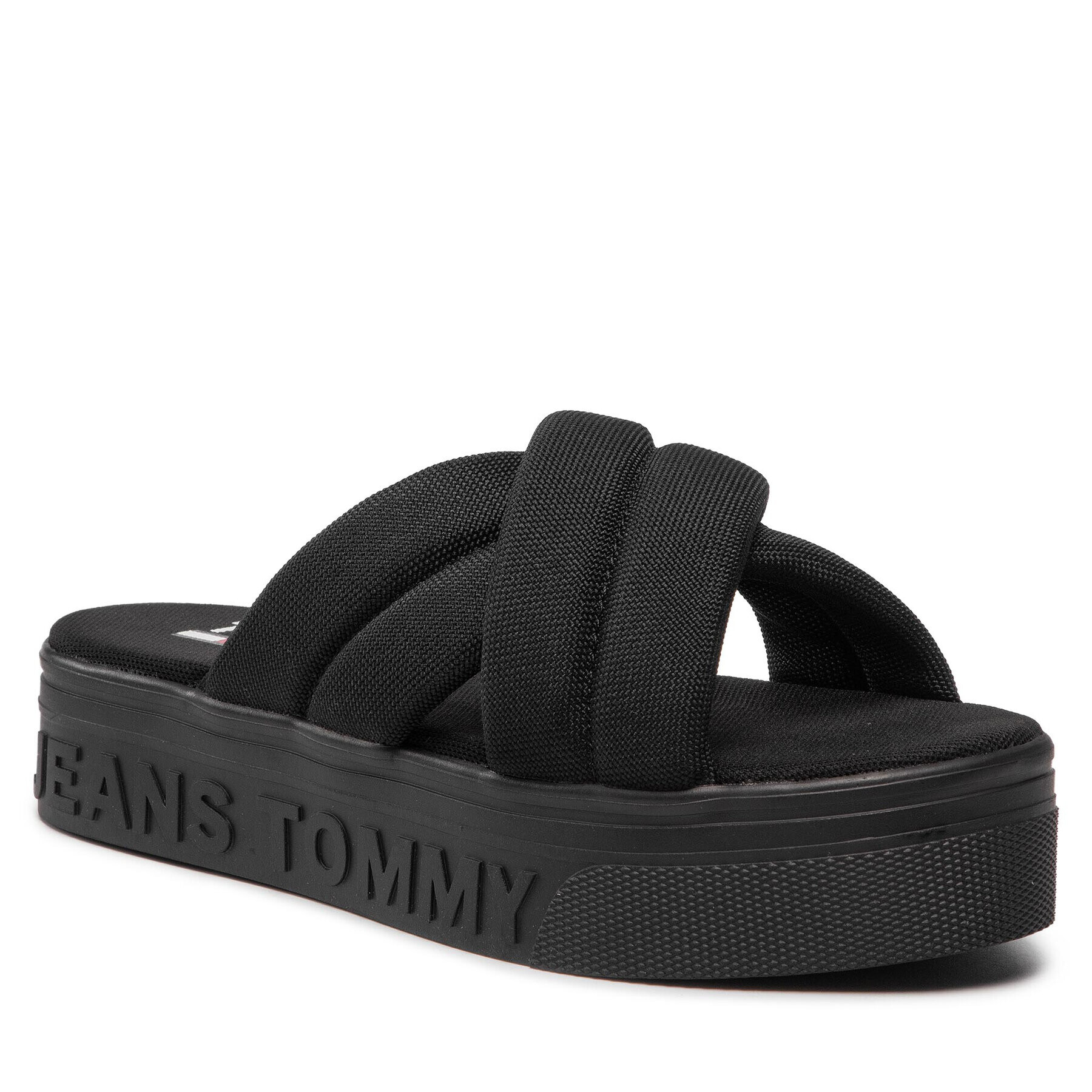 Tommy Jeans Papucs Flatform Sandal EN0EN01798 Fekete - Pepit.hu