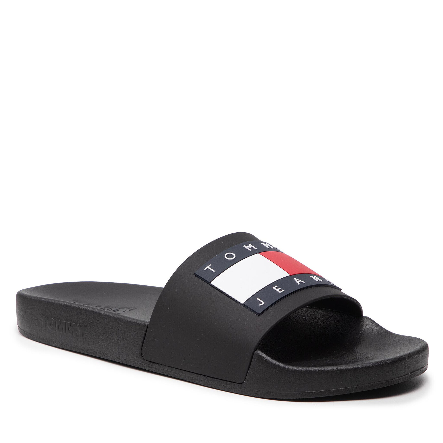 Tommy Jeans Papucs Mens Flag Pool Slide EM0EM01021 Fekete - Pepit.hu