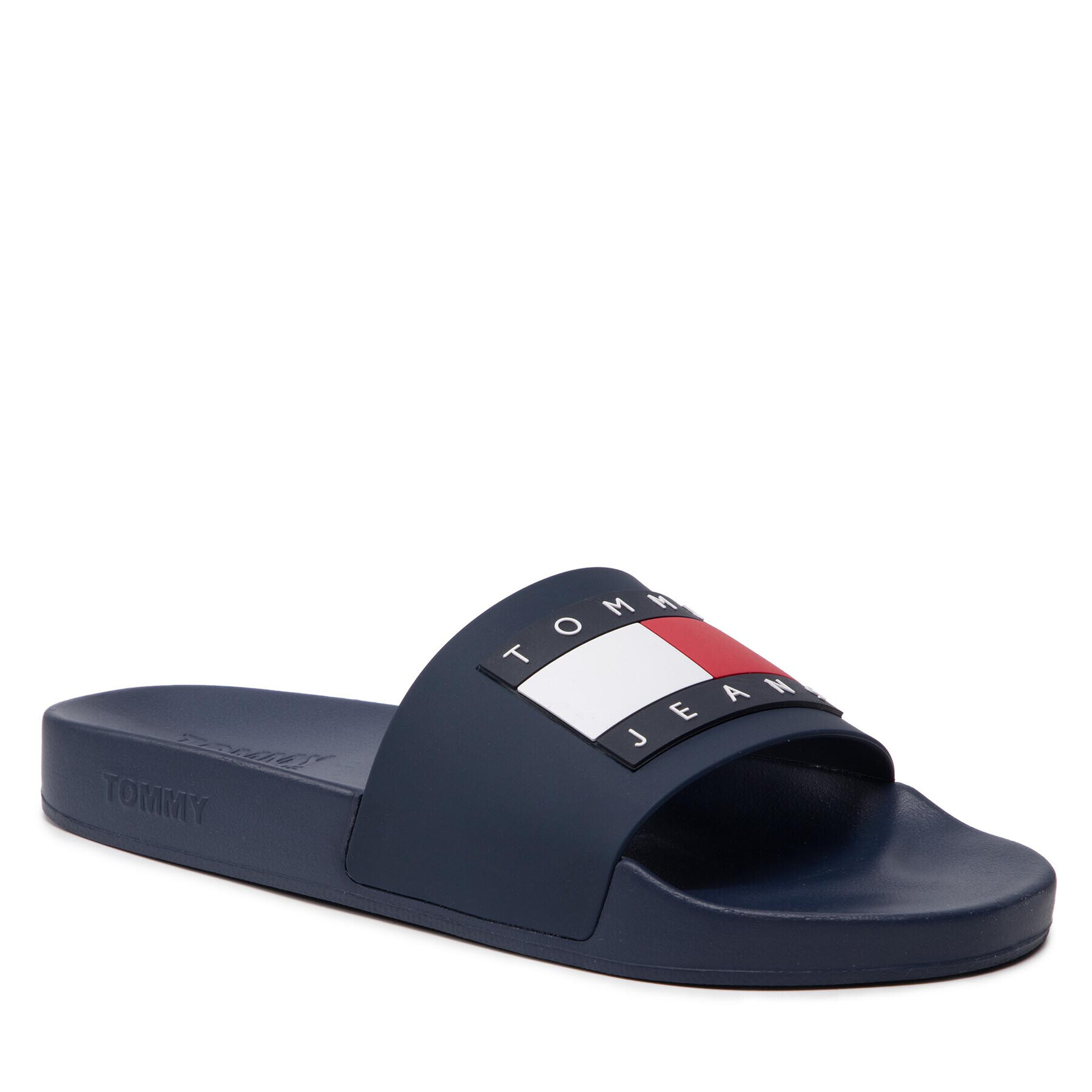 Tommy Jeans Papucs Mens Flag Pool Slide EM0EM01021 Sötétkék - Pepit.hu