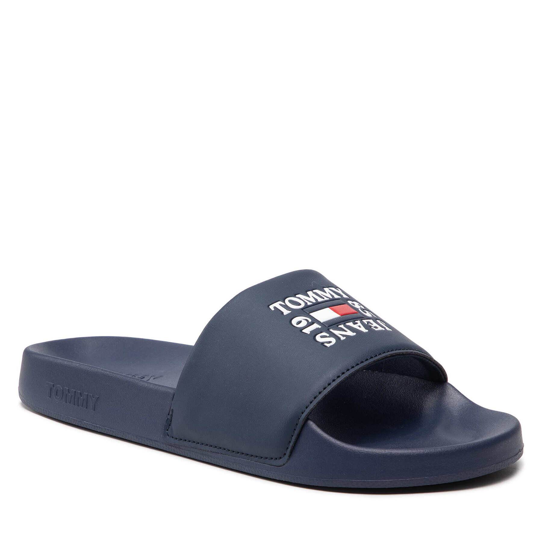 Tommy Jeans Papucs Print Poolslide EM0EM00985 Sötétkék - Pepit.hu