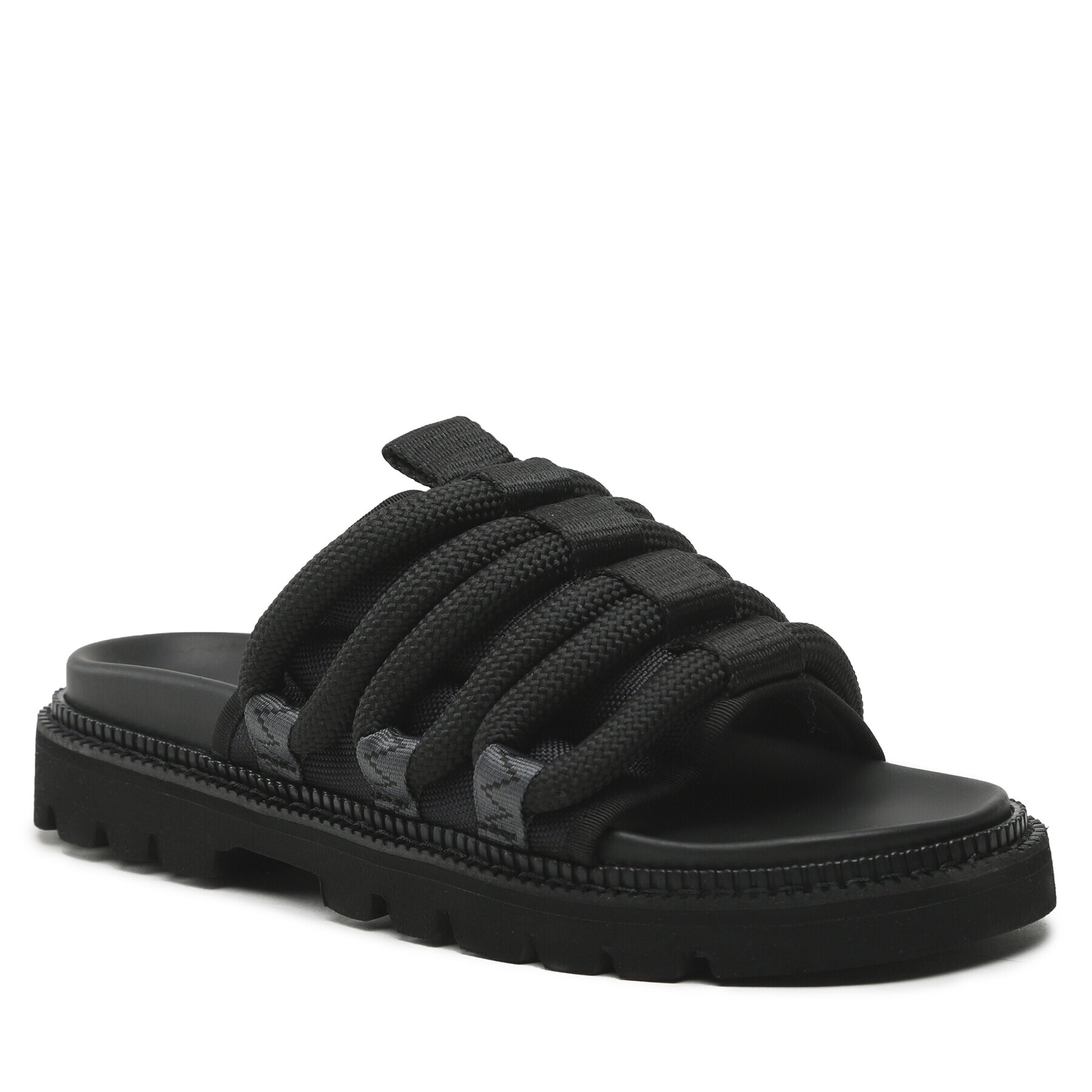 Tommy Jeans Papucs Sandal Rope EM0EM01149 Fekete - Pepit.hu