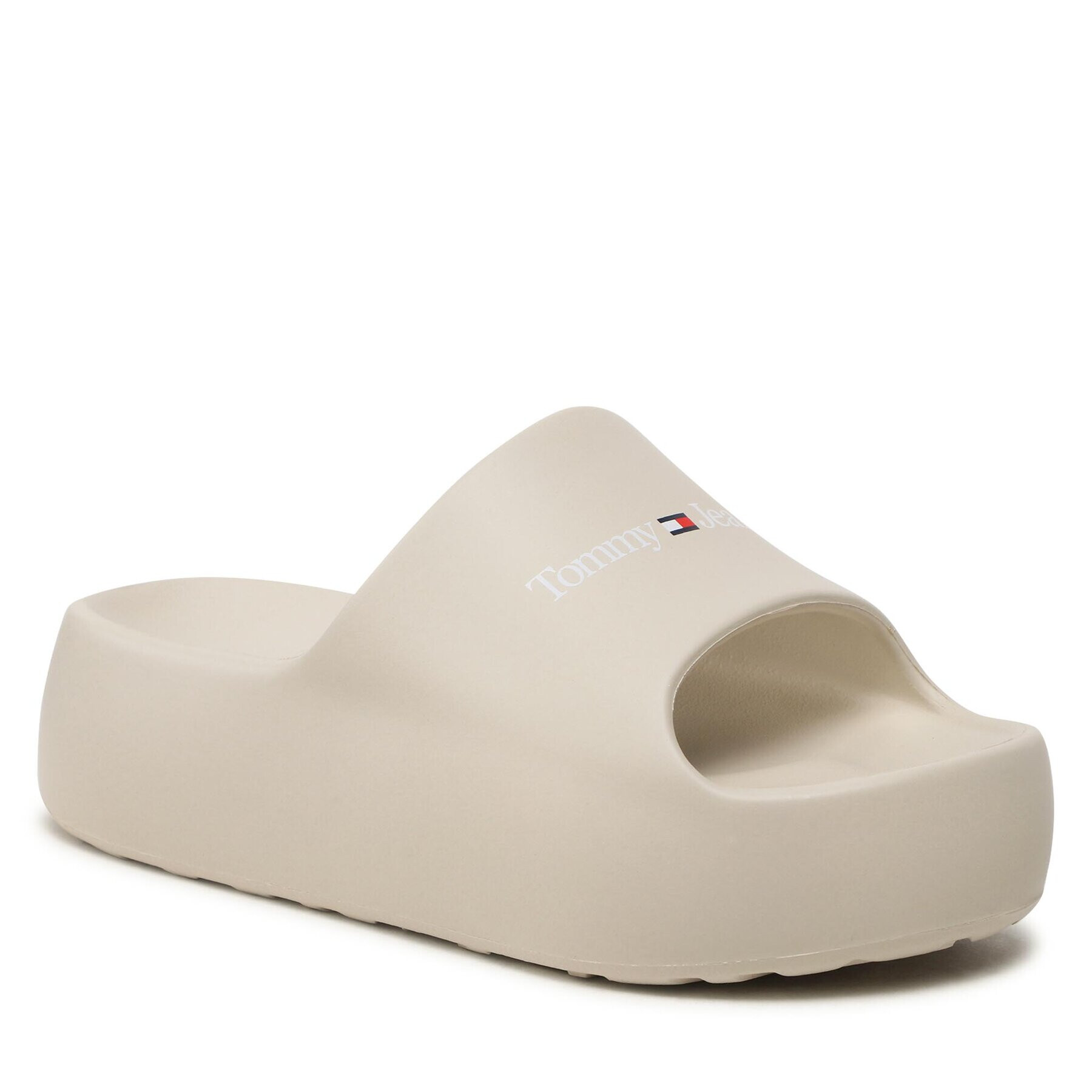 Tommy Jeans Papucs Tjw Chunky Flatform Pool Slide EN0EN02438 Bézs - Pepit.hu