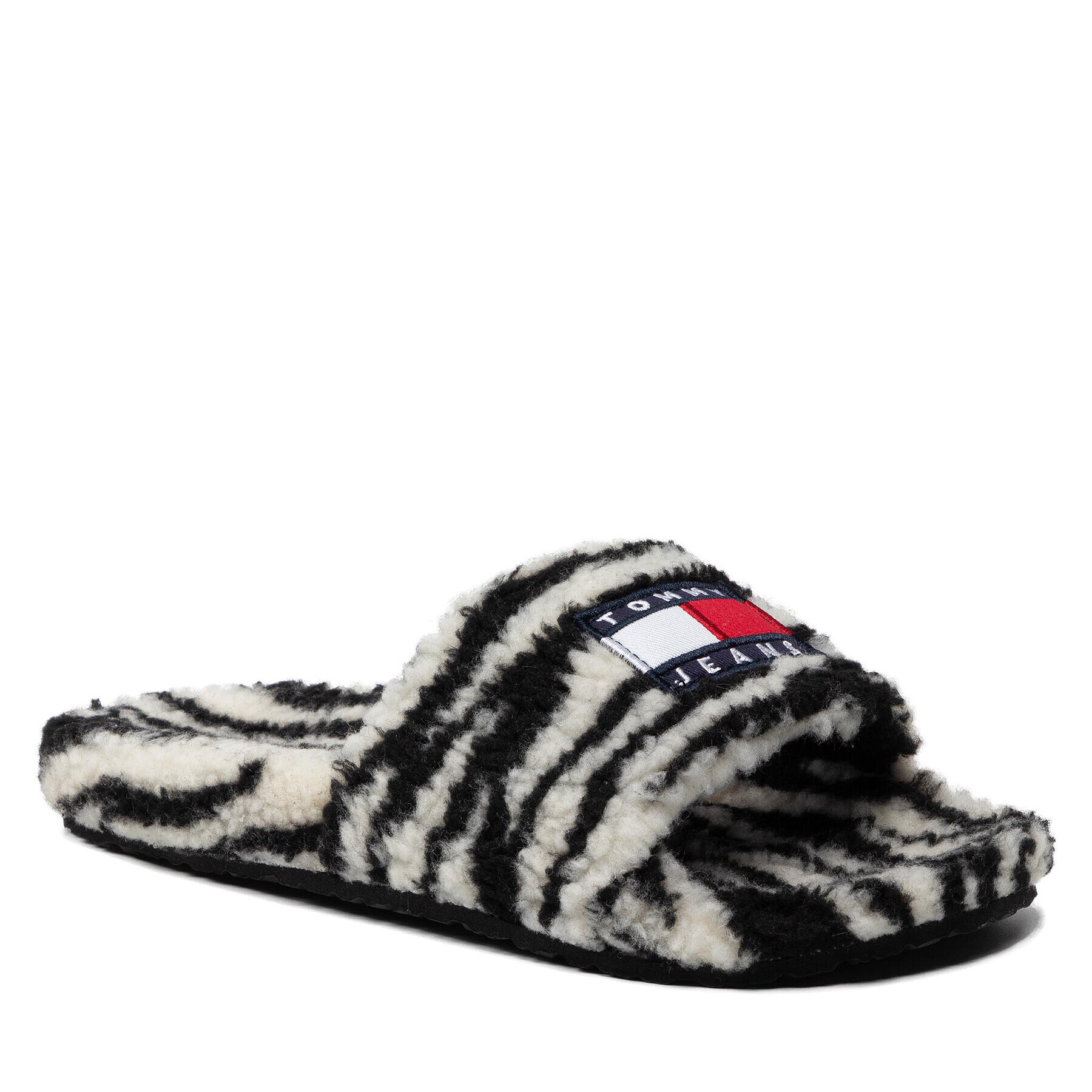 Tommy Jeans Papucs Wild Animal Printed Poolslide EN0EN01668 Fekete - Pepit.hu