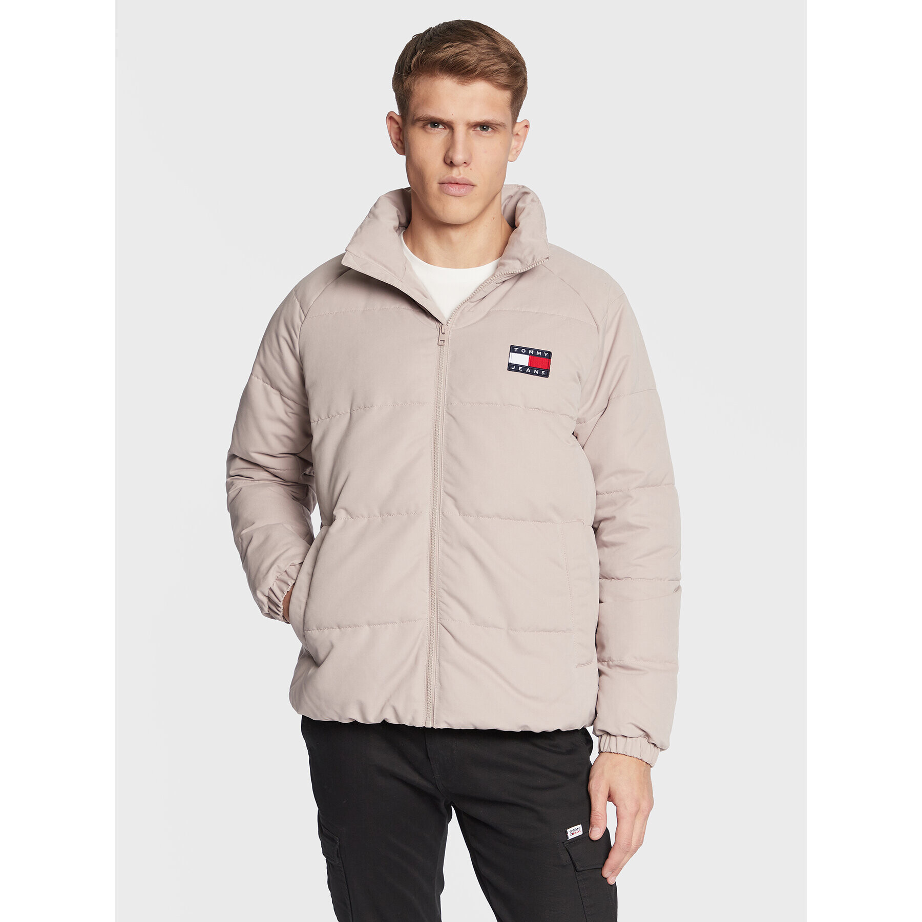 Tommy Jeans Pehelykabát DM0DM15607 Bézs Regular Fit - Pepit.hu