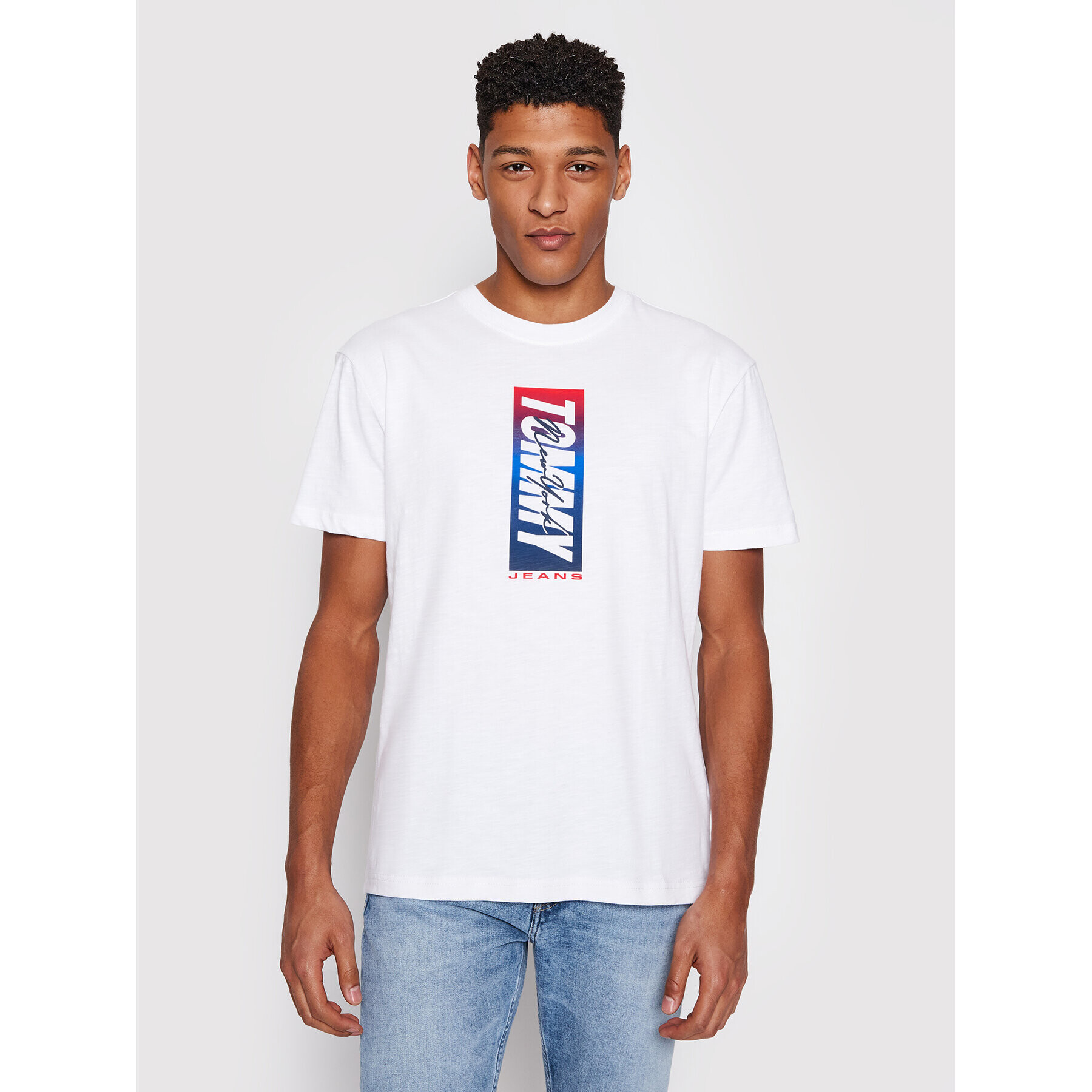 Tommy Jeans Póló DM0DM10238 Fehér Regular Fit - Pepit.hu