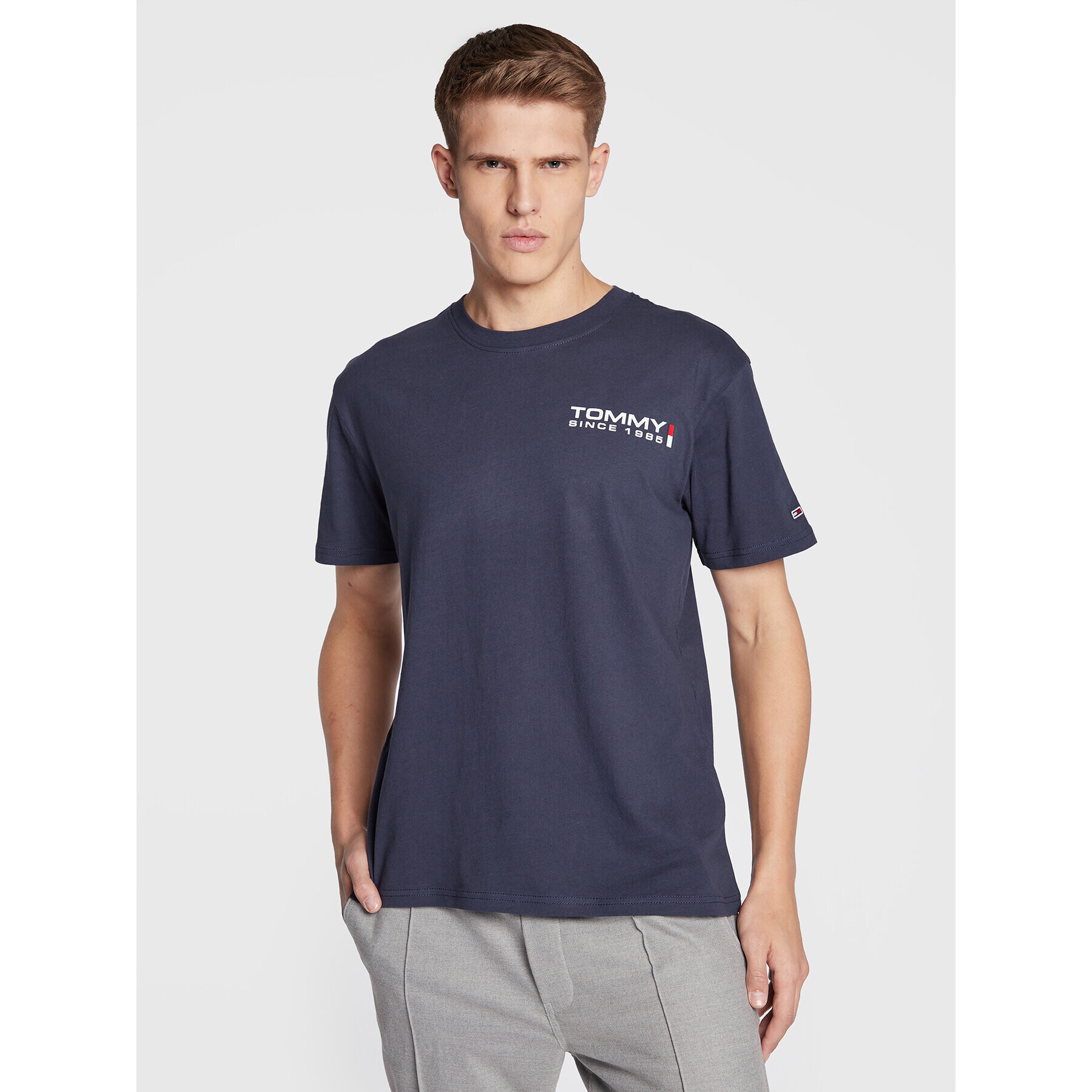 Tommy Jeans Póló DM0DM14981 Sötétkék Regular Fit - Pepit.hu