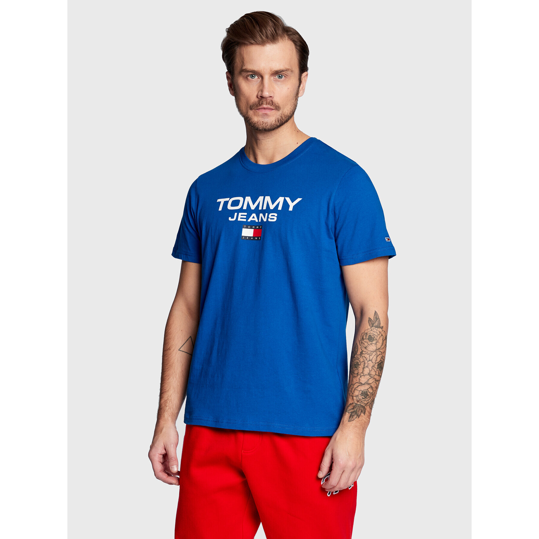 Tommy Jeans Póló Entry DM0DM15682 Kék Regular Fit - Pepit.hu