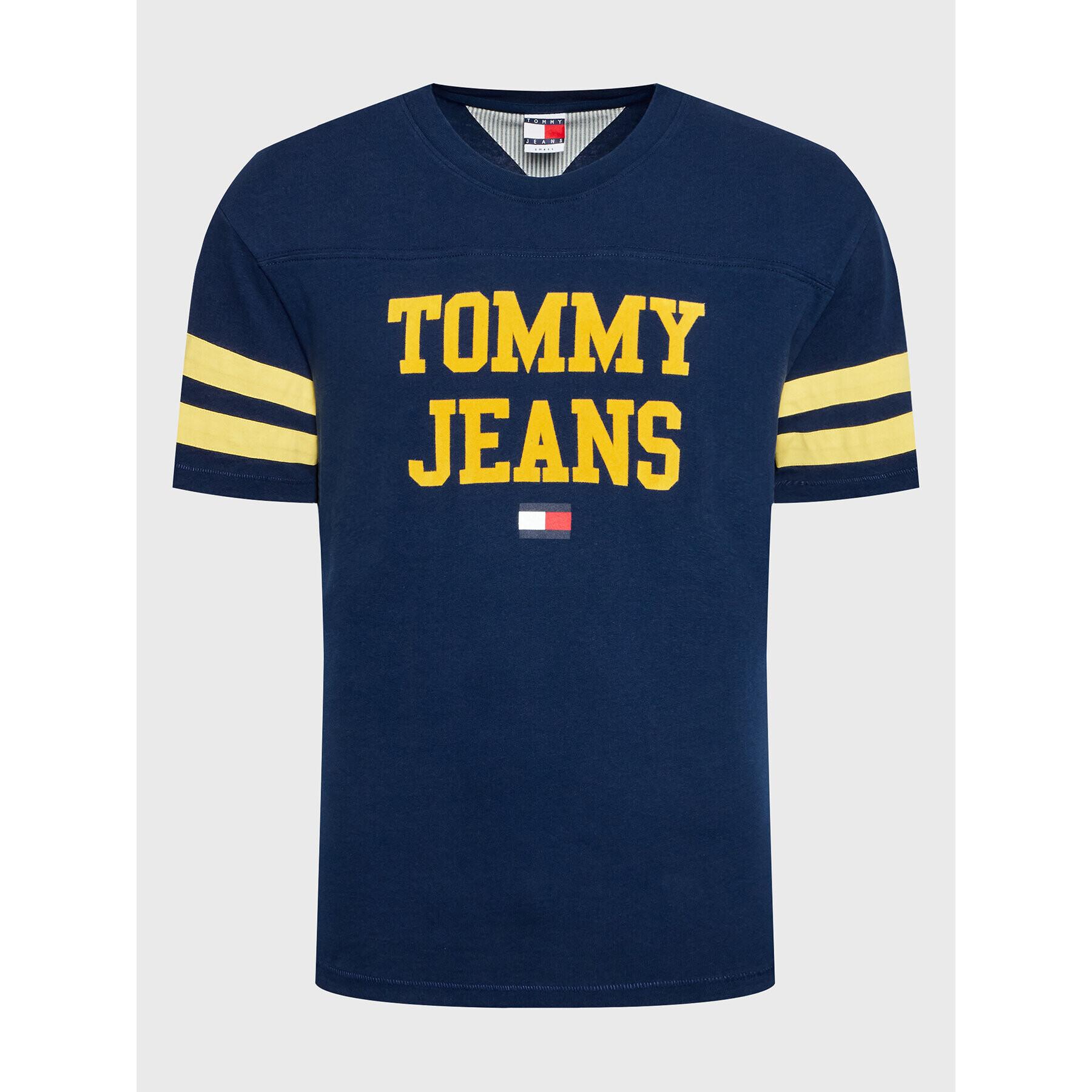 Tommy Jeans Póló Ringer DM0DM14942 Sötétkék Regular Fit - Pepit.hu