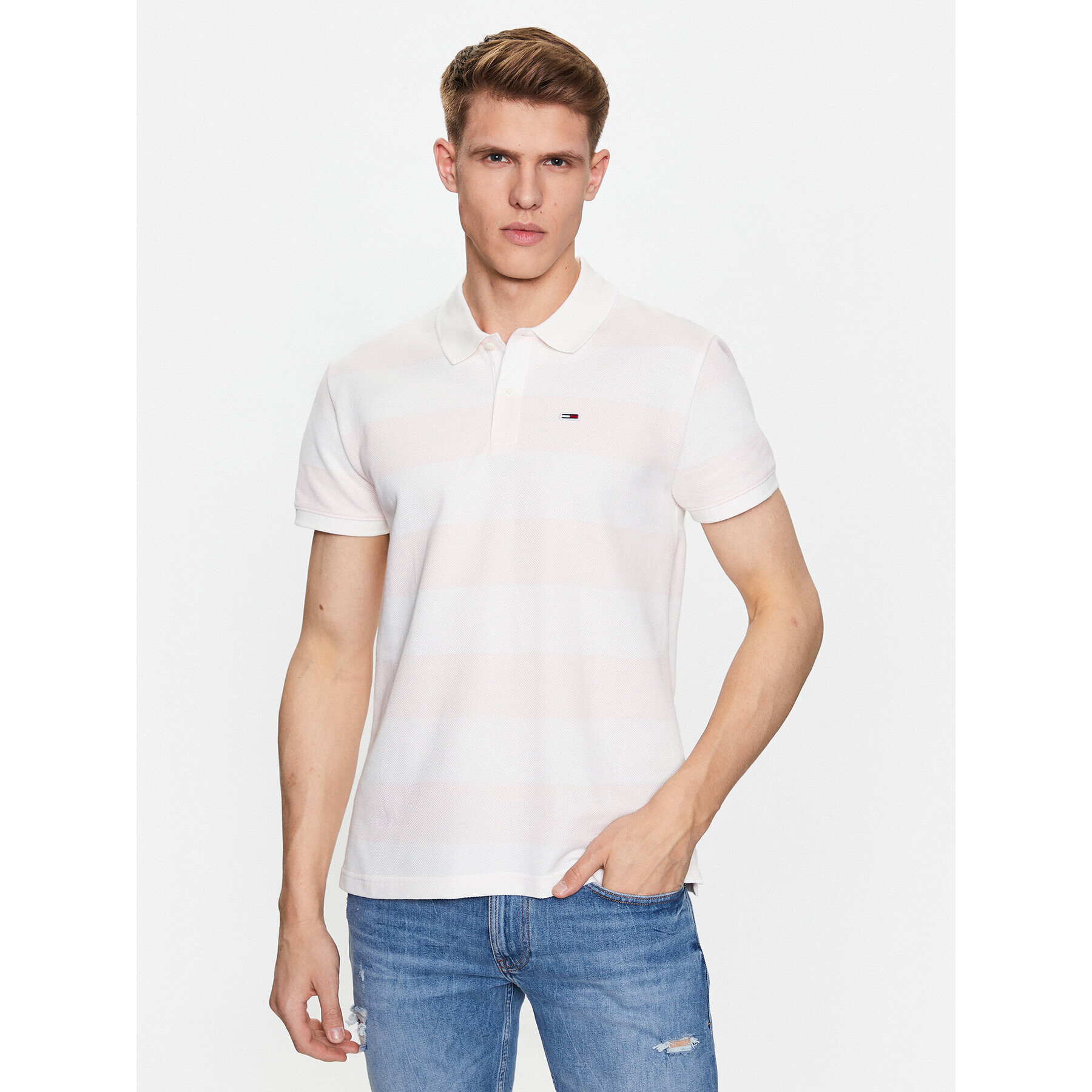 Tommy Jeans Pólóing DM0DM16225 Rózsaszín Regular Fit - Pepit.hu