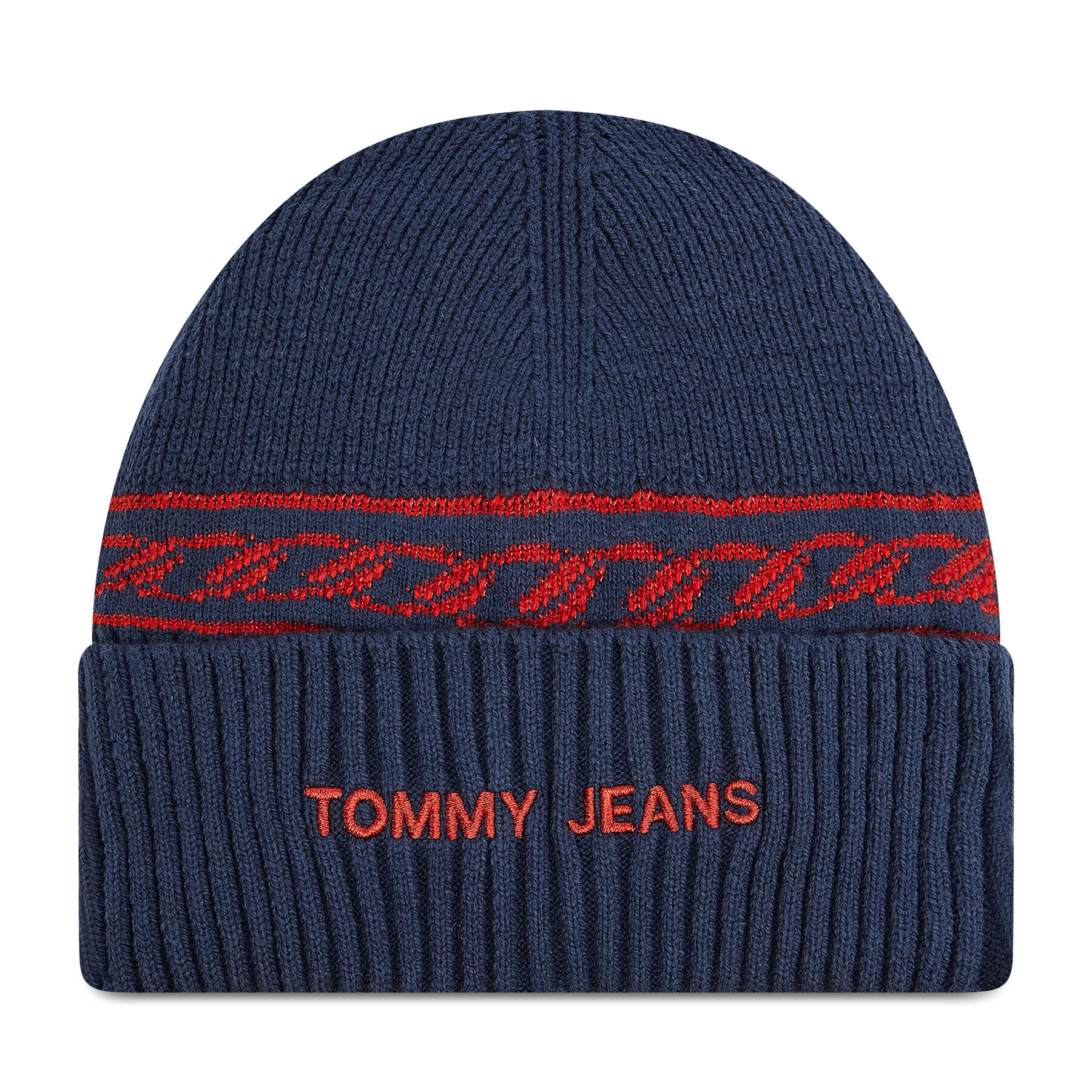 Tommy Jeans Sapka Tjw Femme Beanie AW0AW10710 Sötétkék - Pepit.hu