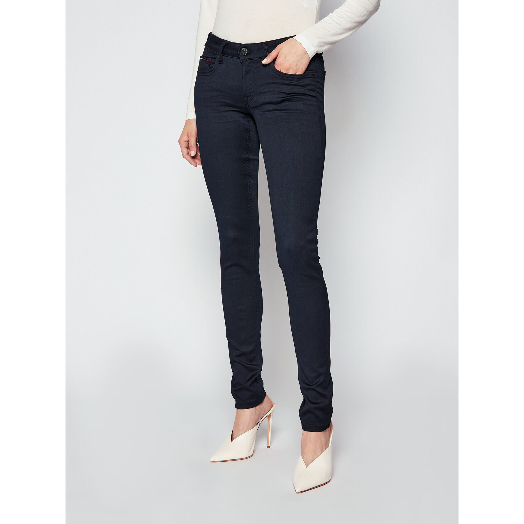 Tommy Jeans Skinny Fit Farmer Sophie DW0DW04410 Sötétkék Skinny Fit - Pepit.hu