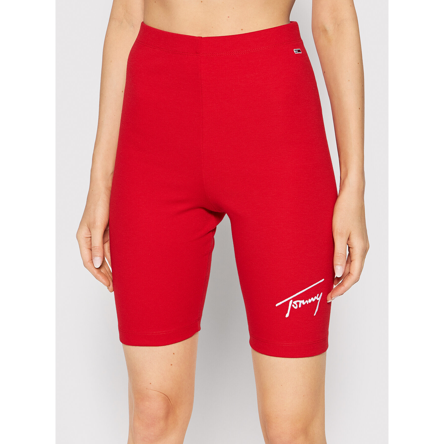 Tommy Jeans Sport rövidnadrág Signature DW0DW12631 Piros Slim Fit - Pepit.hu