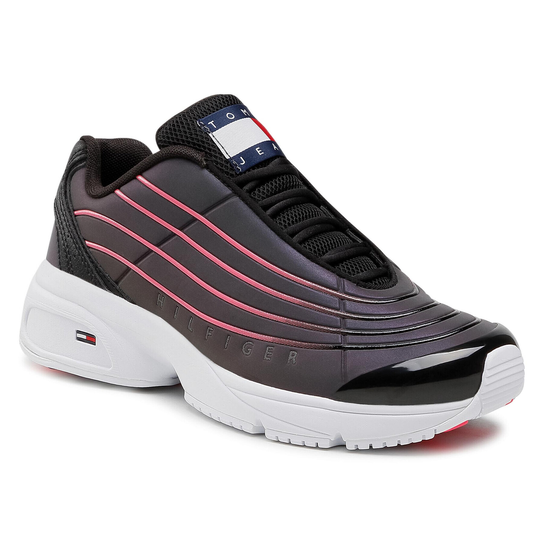 Tommy Jeans Sportcipő Archive Reflective Heritage Sneaker EN0EN01500 Lila - Pepit.hu