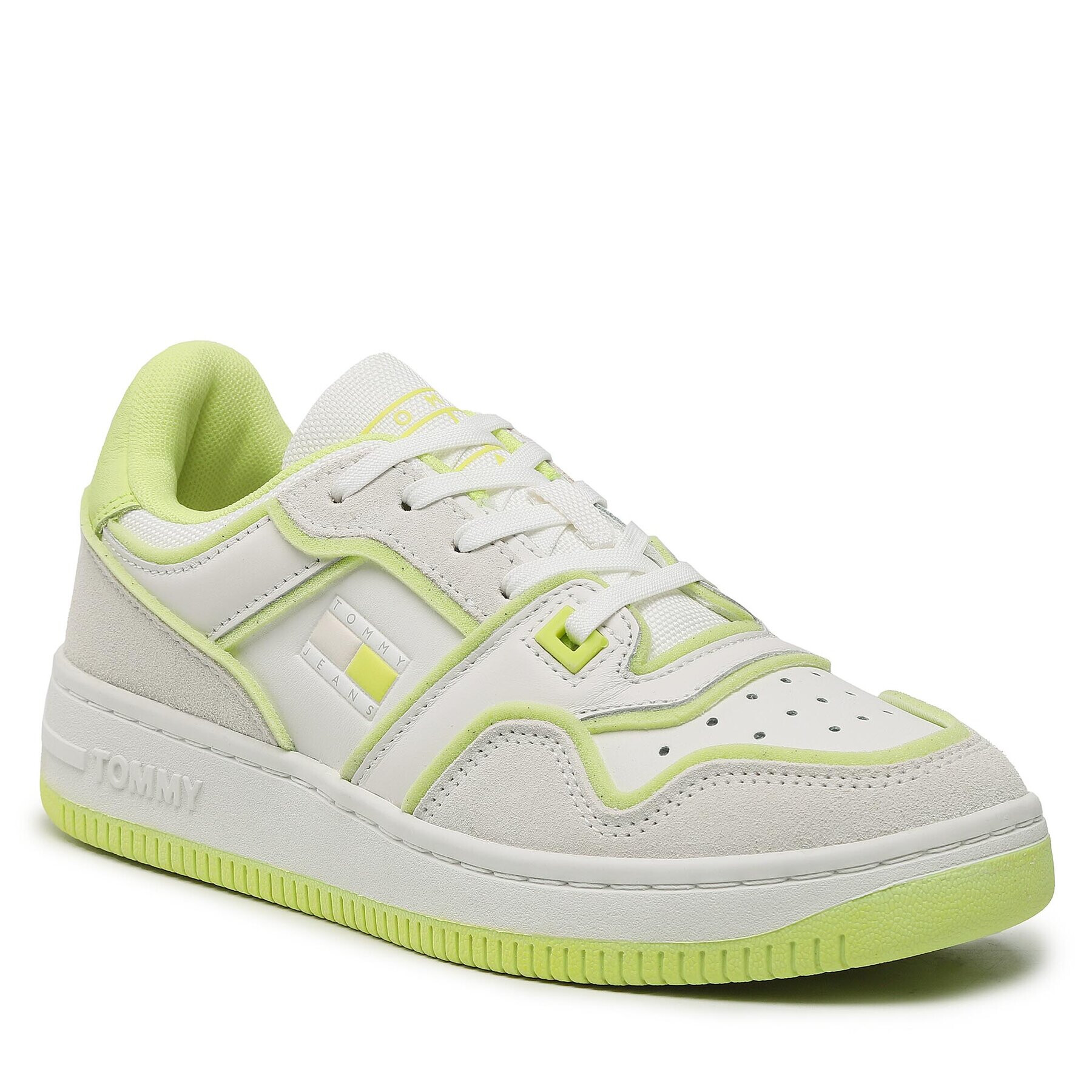 Tommy Jeans Sportcipő Decon Basket Low Cut EN0EN02084 Fehér - Pepit.hu