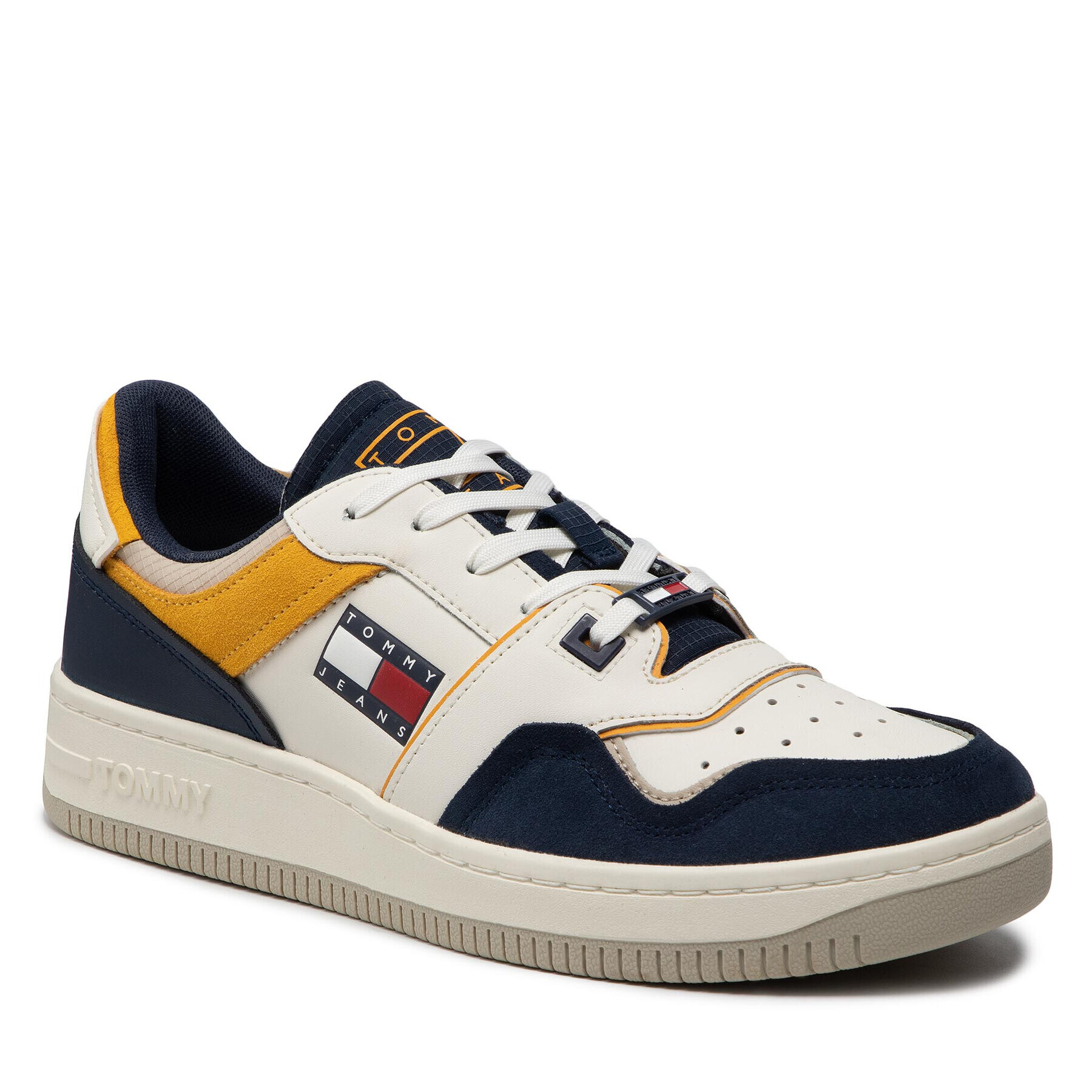 Tommy Jeans Sportcipő Deconstructed Basket EM0EM00951 Fehér - Pepit.hu