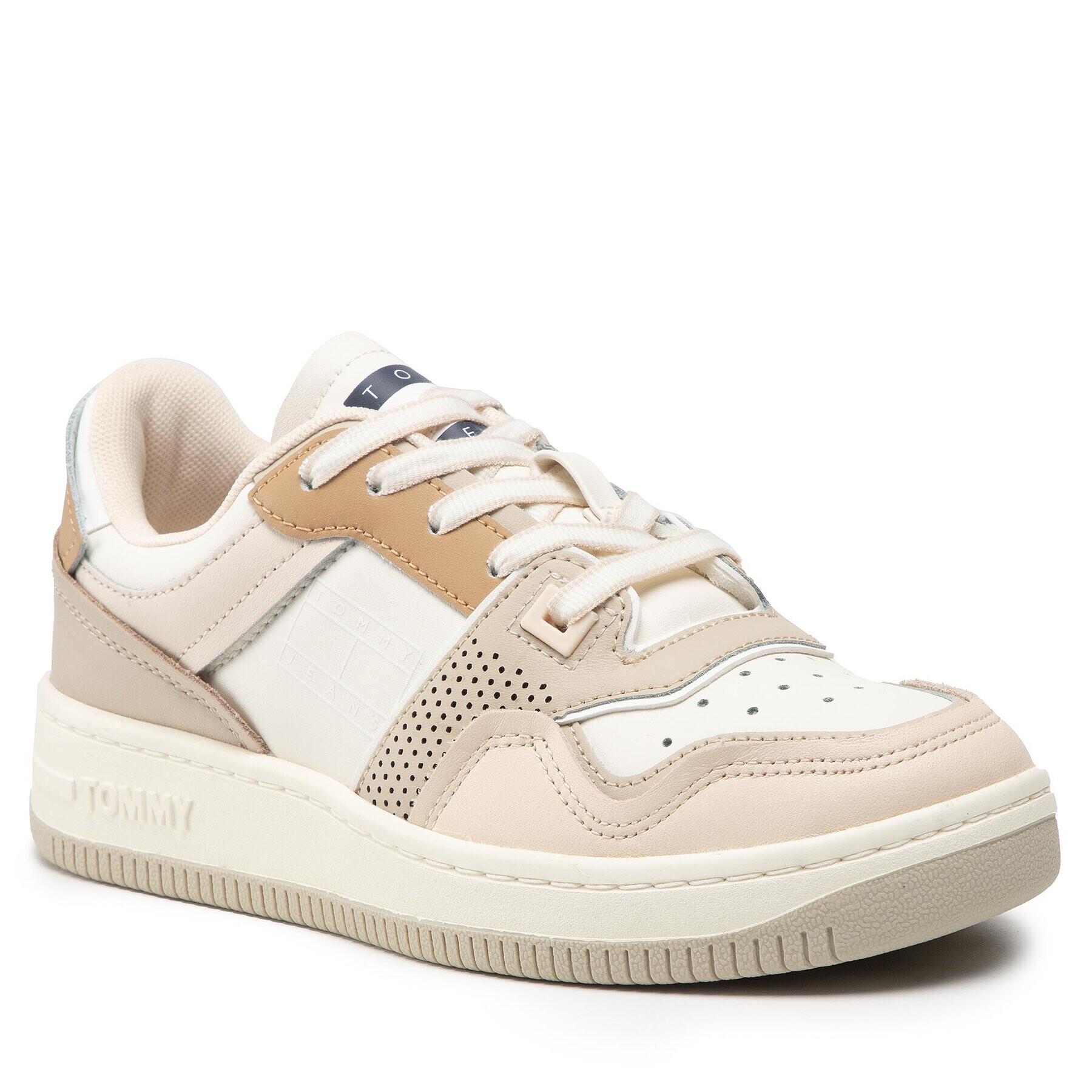 Tommy Jeans Sportcipő Elevated Basket Wmn EN0EN01734 Bézs - Pepit.hu