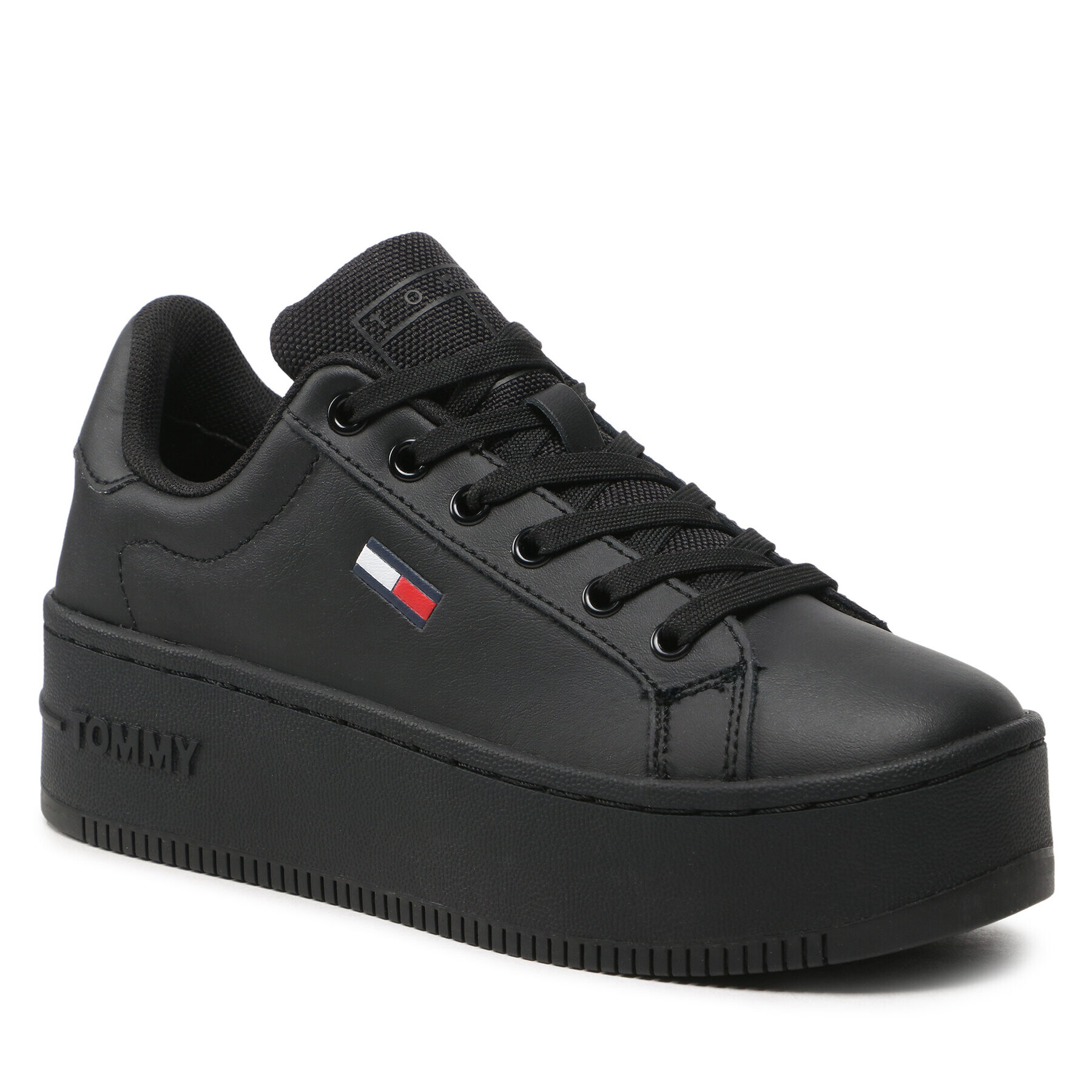 Tommy Jeans Sportcipő Flatform Ess EN0EN02043 Fekete - Pepit.hu