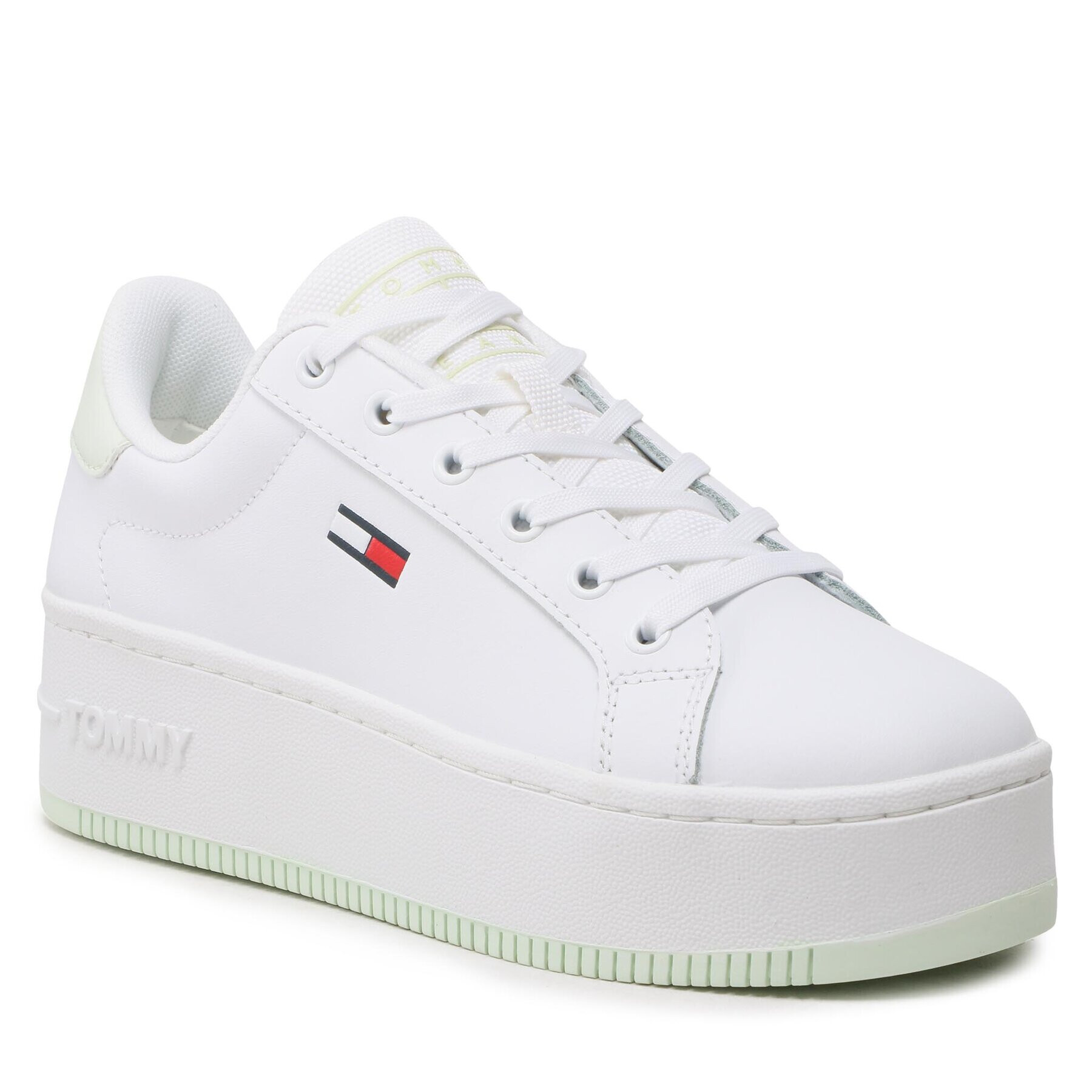 Tommy Jeans Sportcipő Flatform Seasonal EN0EN02097 Fehér - Pepit.hu