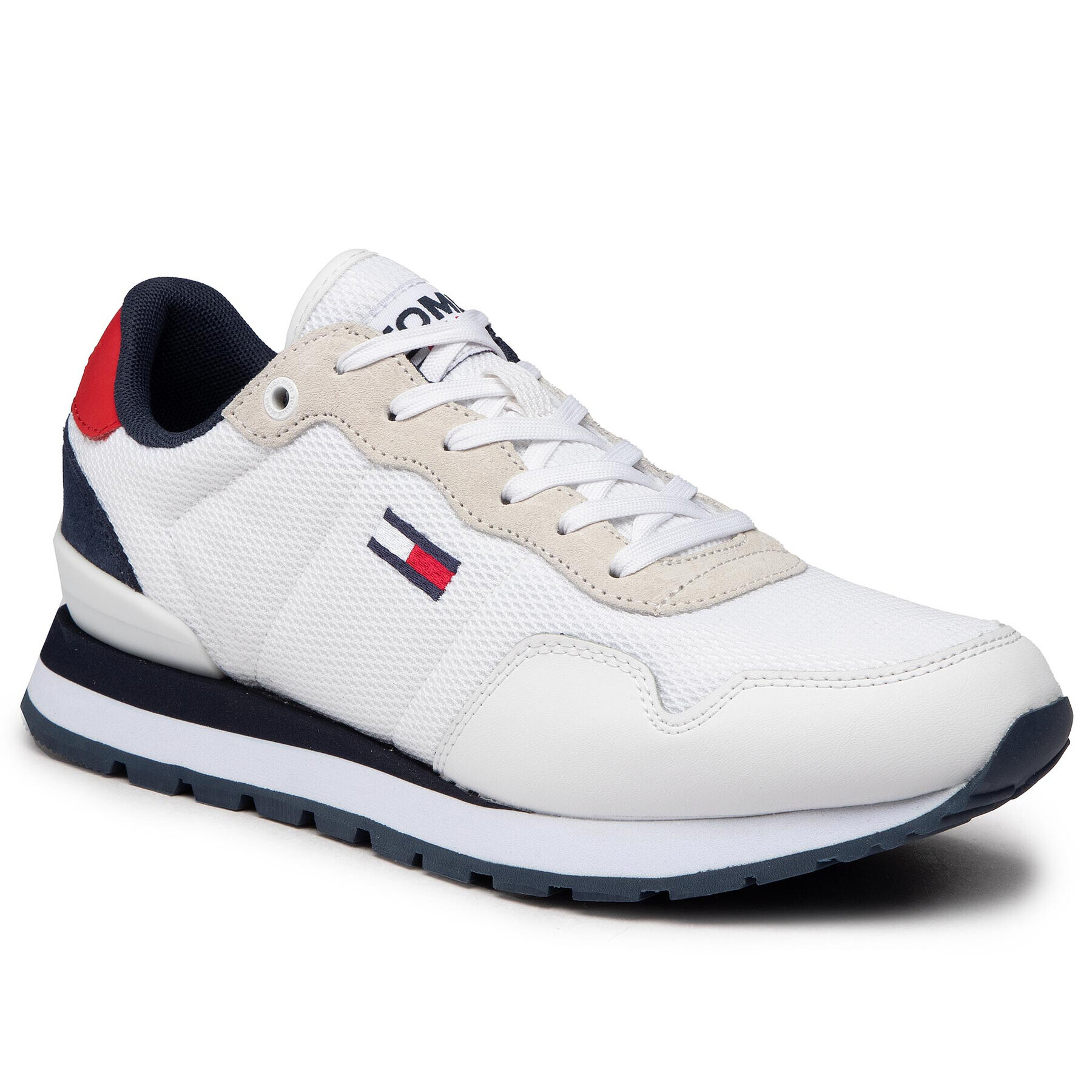 Tommy Jeans Sportcipő Lifestyle Mix Runner EM0EM00668 Fehér - Pepit.hu