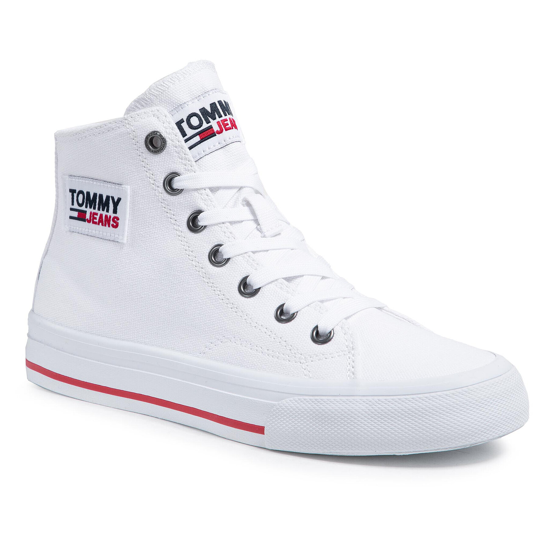 Tommy Jeans Sportcipő Midcut Vulc EN0EN01370 Fehér - Pepit.hu