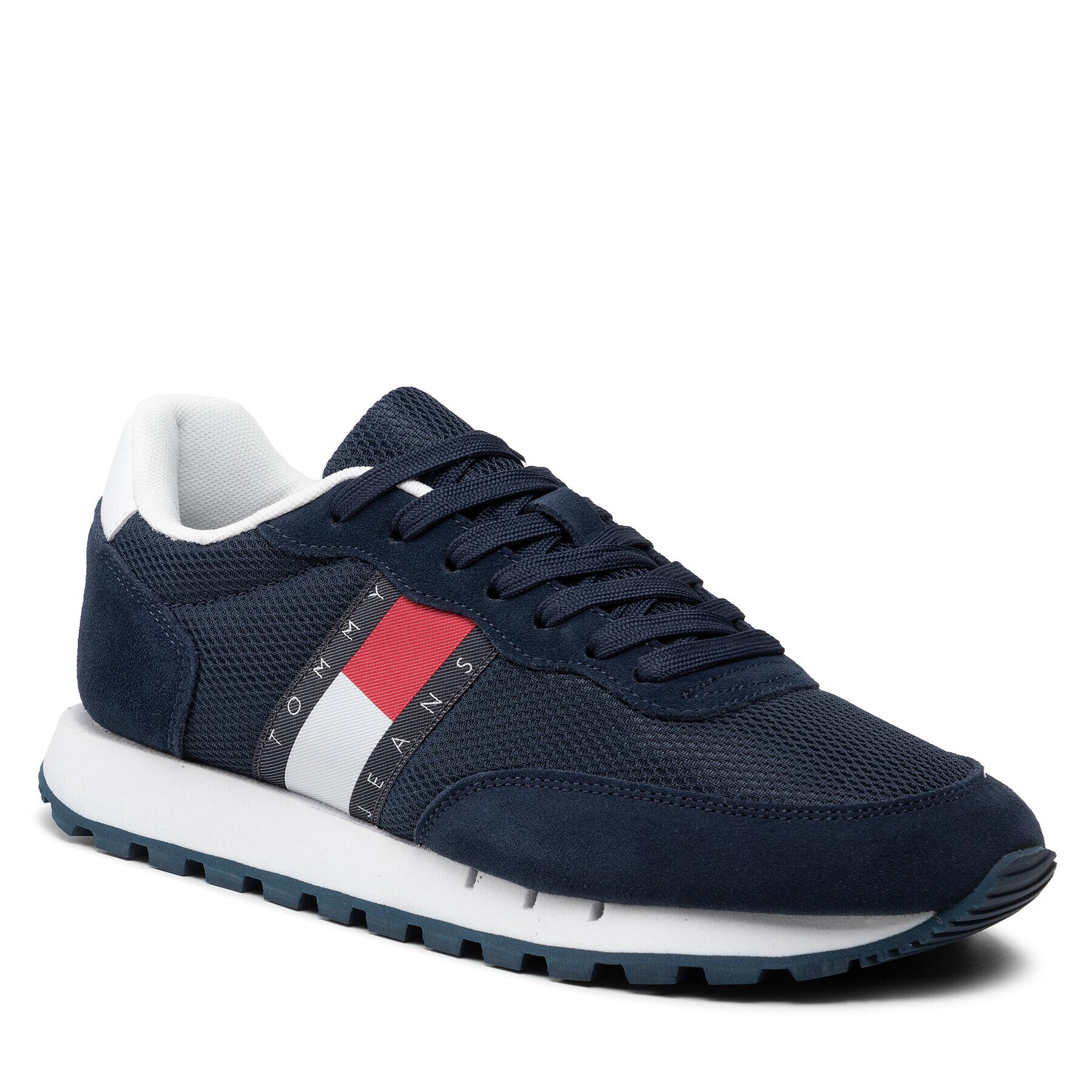 Tommy Jeans Sportcipő Mix Runner EM0EM00871 Sötétkék - Pepit.hu