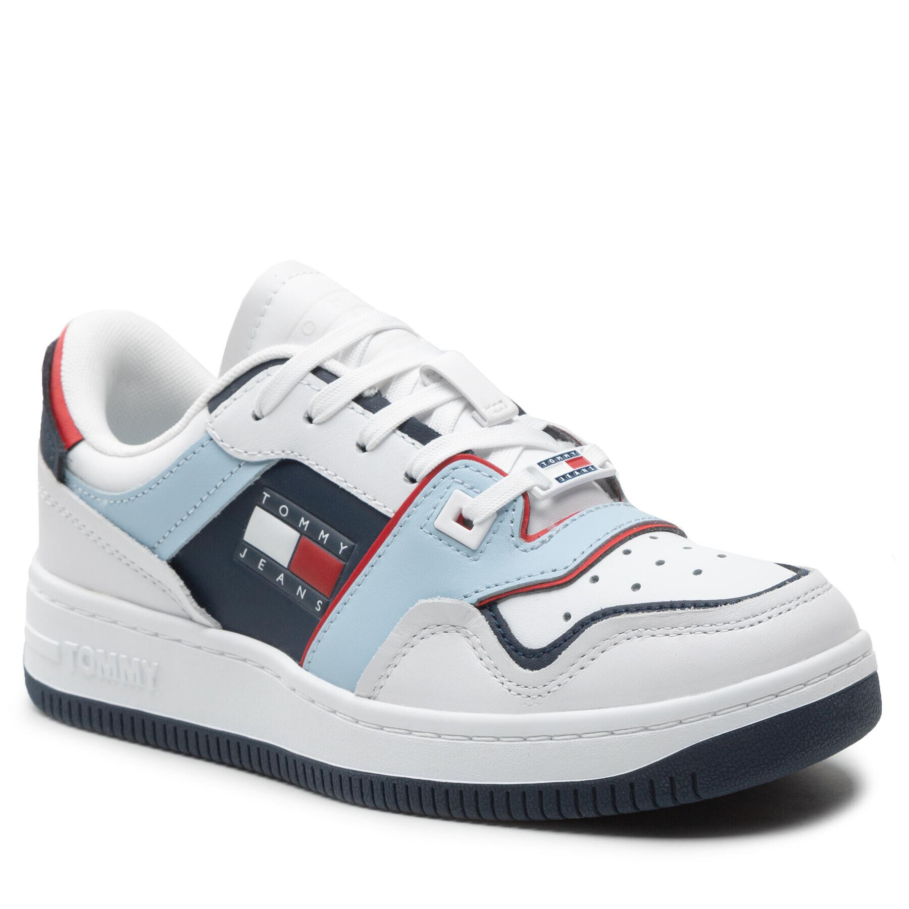 Tommy Jeans Sportcipő Pop Basket Wmn EN0EN01843 Fehér - Pepit.hu