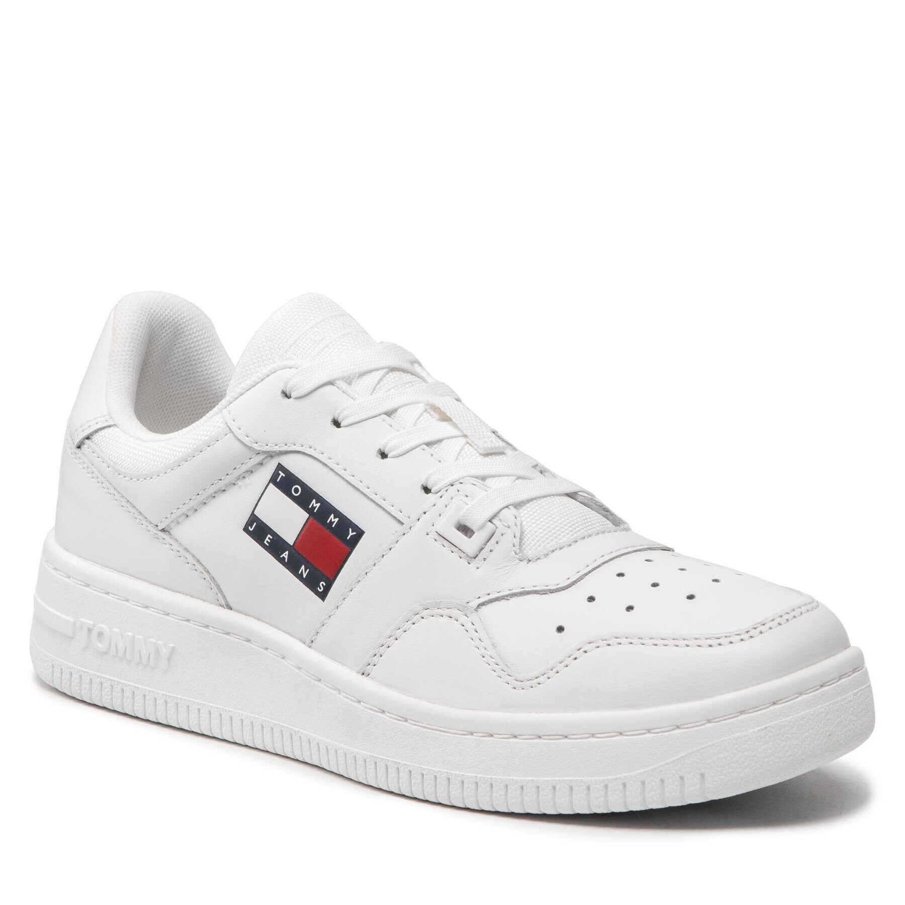 Tommy Jeans Sportcipő Retro Basket EN0EN01723 Fehér - Pepit.hu