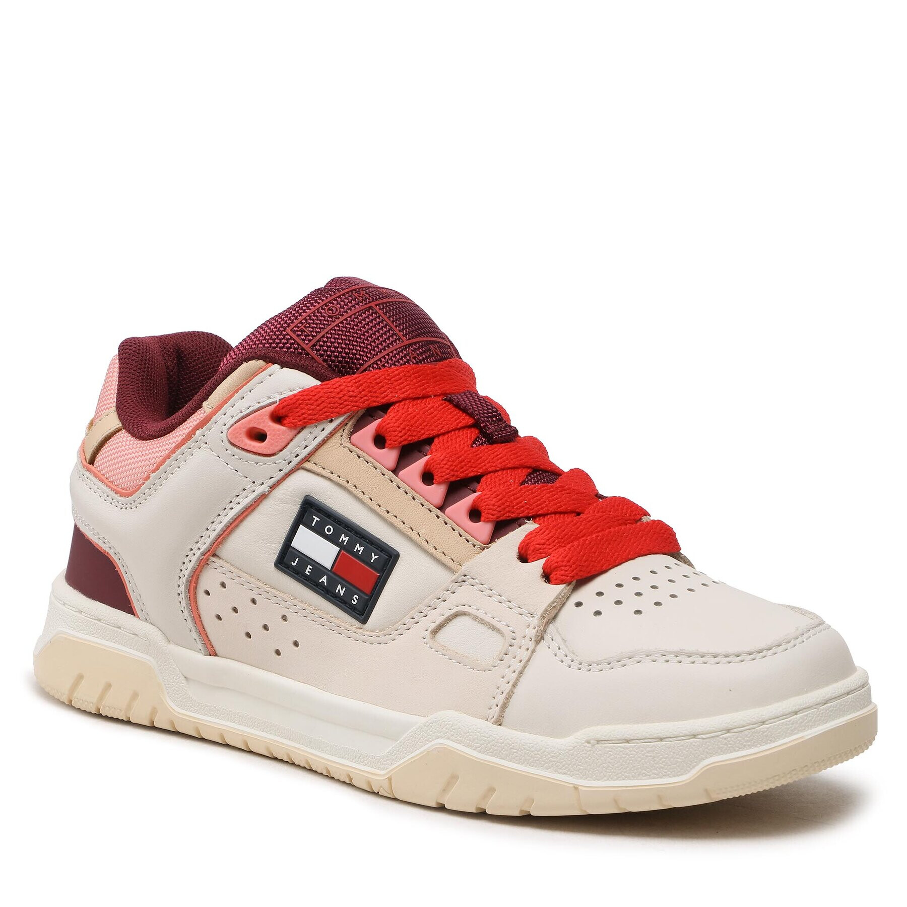 Tommy Jeans Sportcipő Skate Sneaker EN0EN01927 Bézs - Pepit.hu