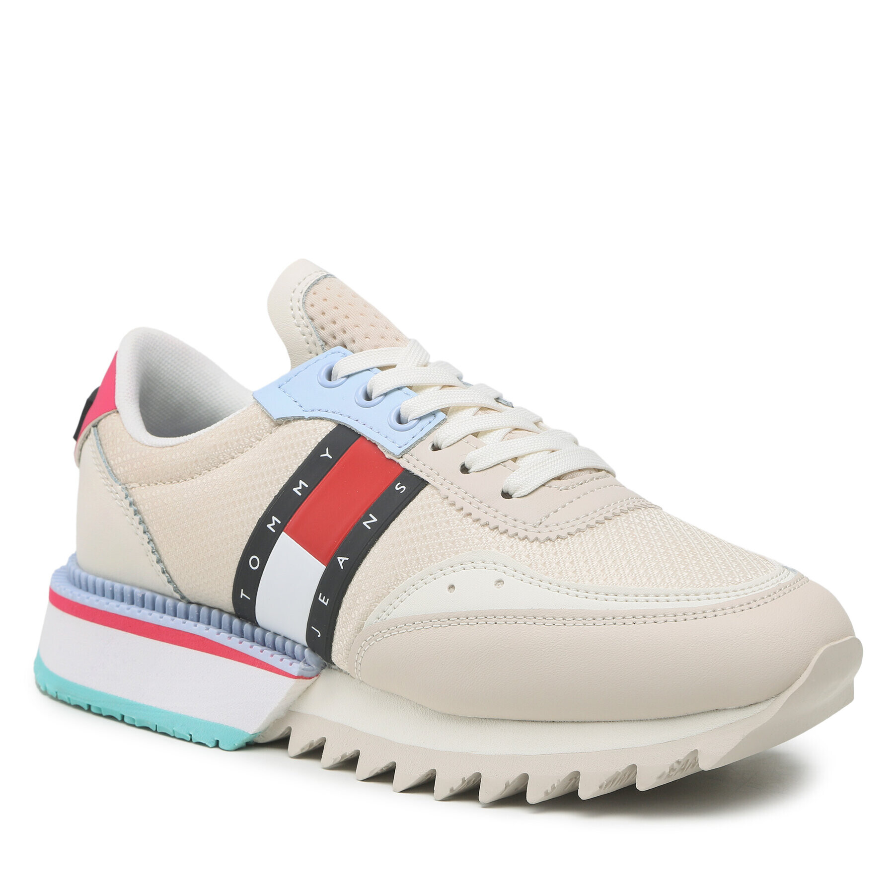 Tommy Jeans Sportcipő Sneaker Cleated EN0EN02055 Bézs - Pepit.hu