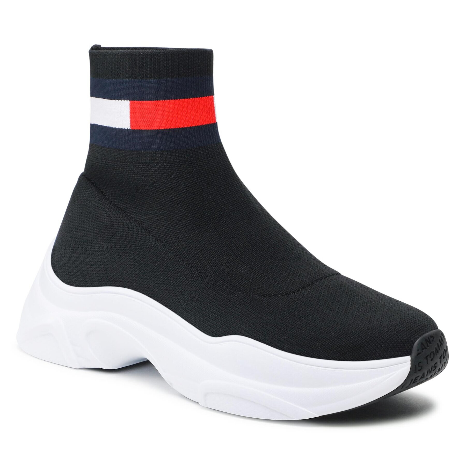 Tommy Jeans Sportcipő Spock Boot EN0EN02104 Fekete - Pepit.hu