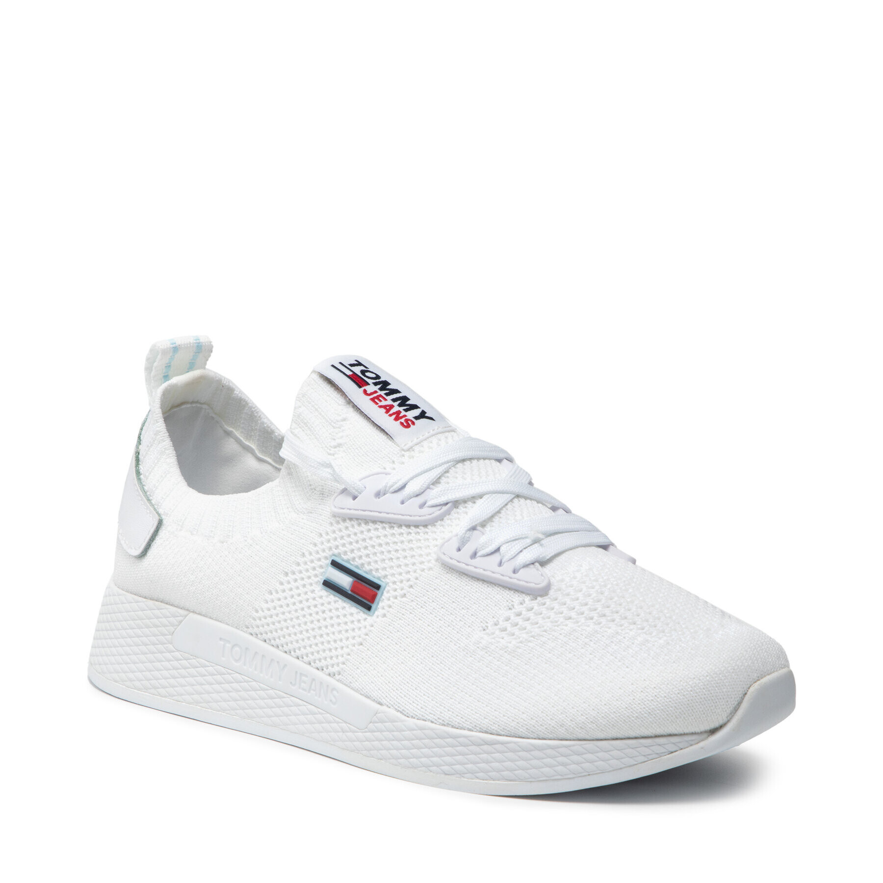 Tommy Jeans Sportcipő Technical Flexi Knitted Runner EN0EN01416 Fehér - Pepit.hu