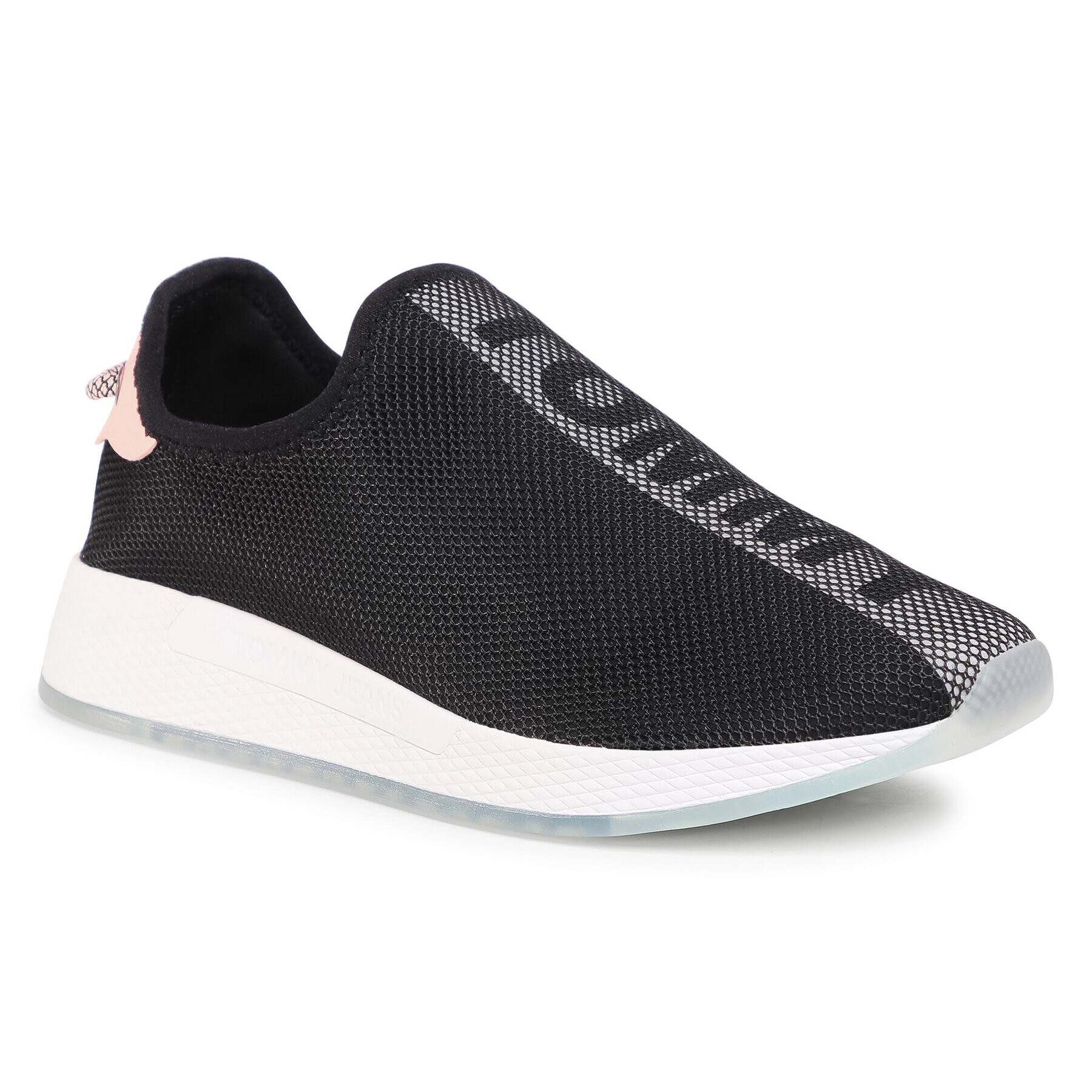 Tommy Jeans Sportcipő Technical Mesh Flexi Sneaker EN0EN00983 Fekete - Pepit.hu