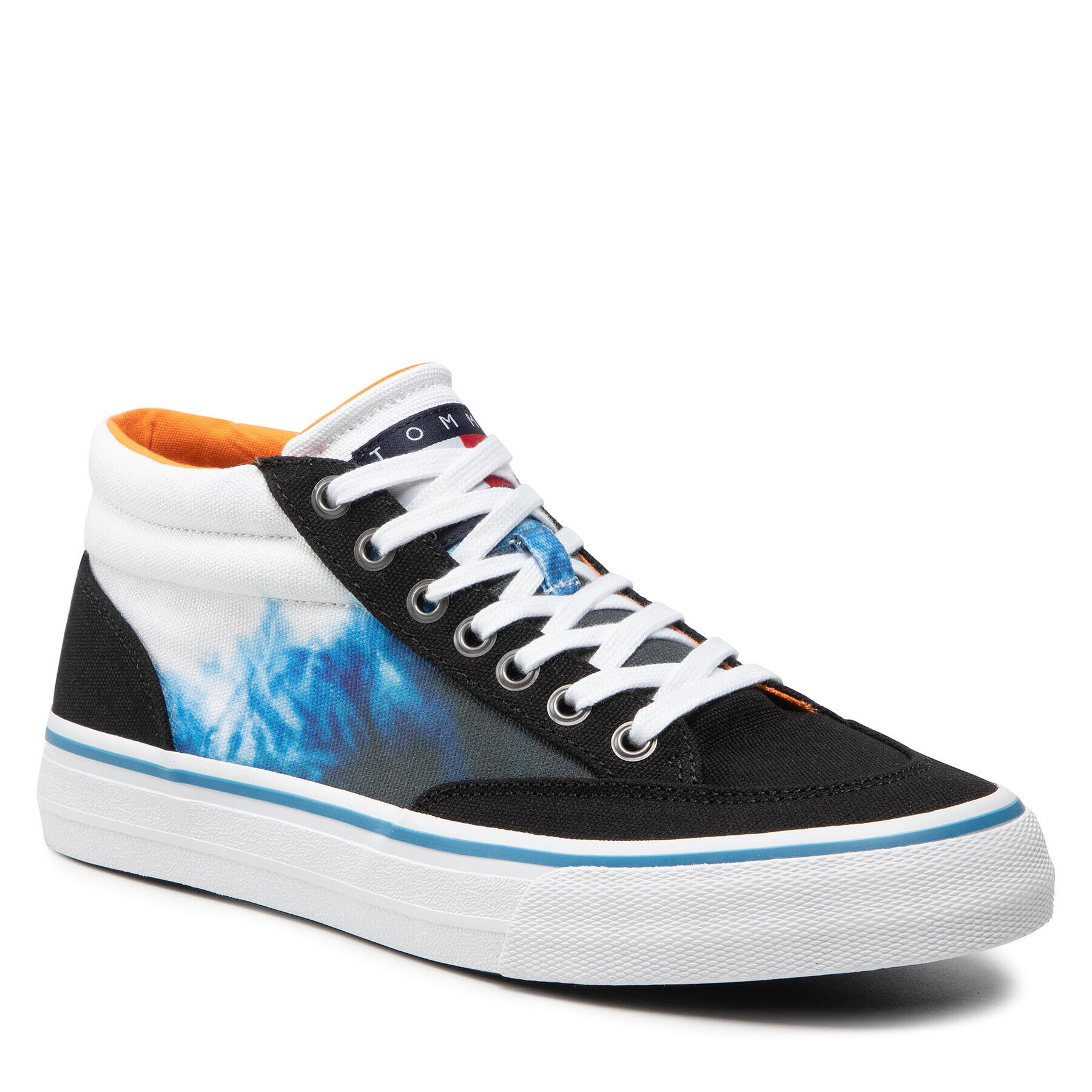 Tommy Jeans Sportcipő Tie Dye Mid EM0EM00949 Színes - Pepit.hu