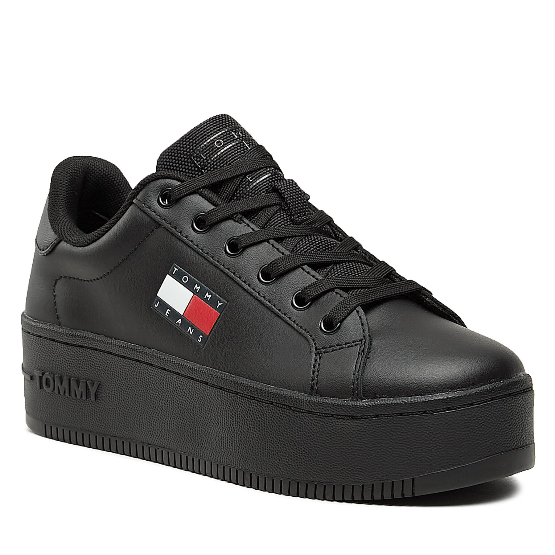 Tommy Jeans Sportcipő Tjw Flatform Ess EN0EN02426 Fekete - Pepit.hu