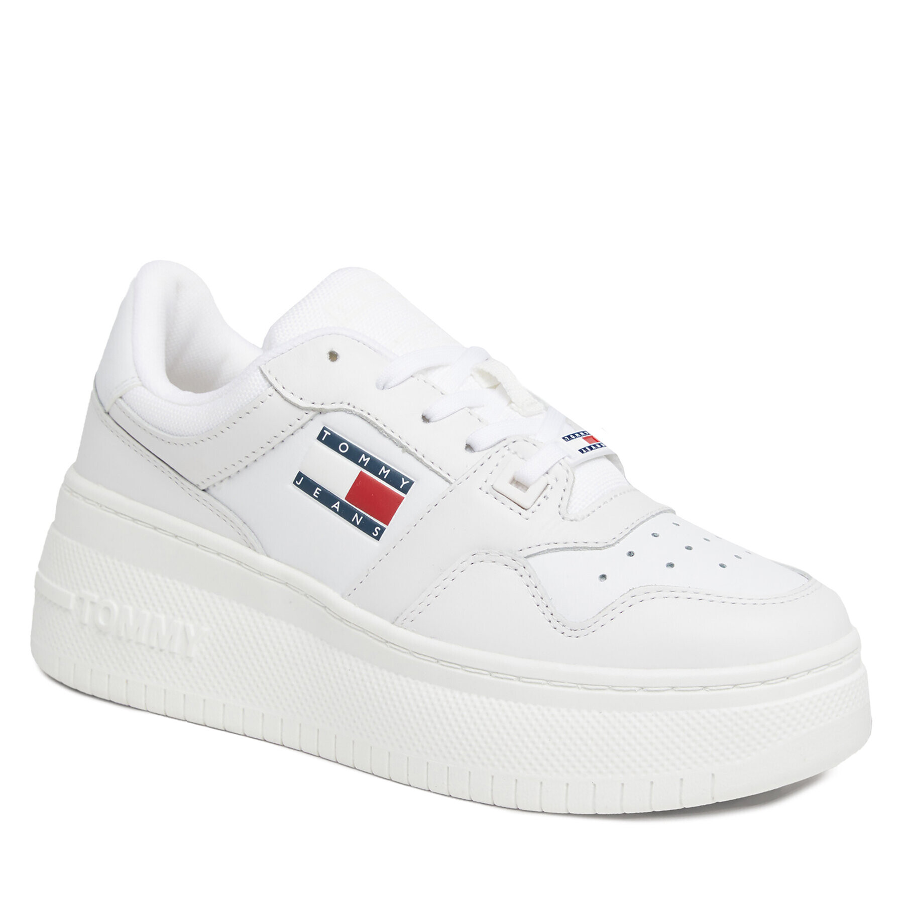 Tommy Jeans Sportcipő Tjw Retro Basket Flatform EN0EN02536 Fehér - Pepit.hu