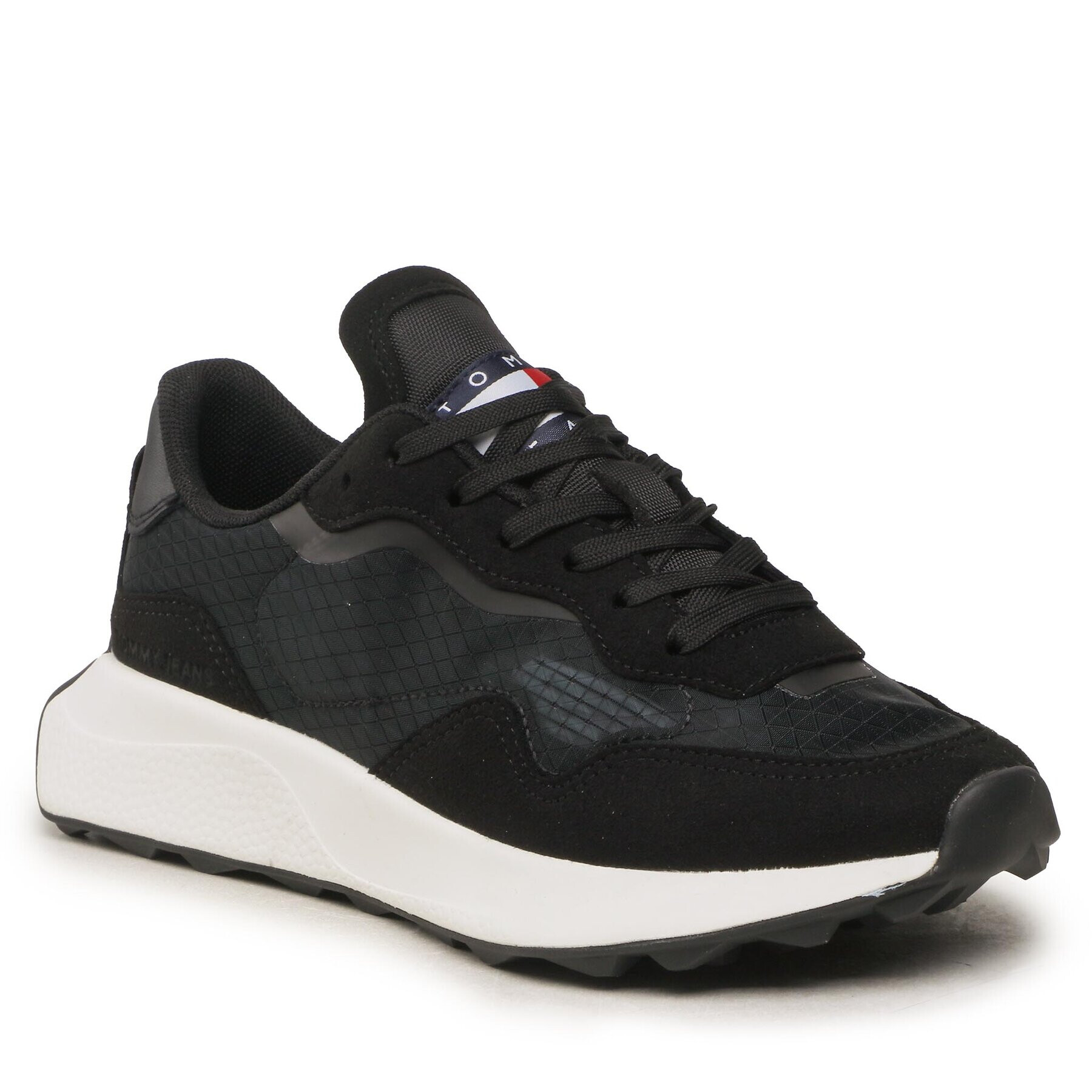 Tommy Jeans Sportcipő Tjw Translucent Runner EN0EN02215 Fekete - Pepit.hu