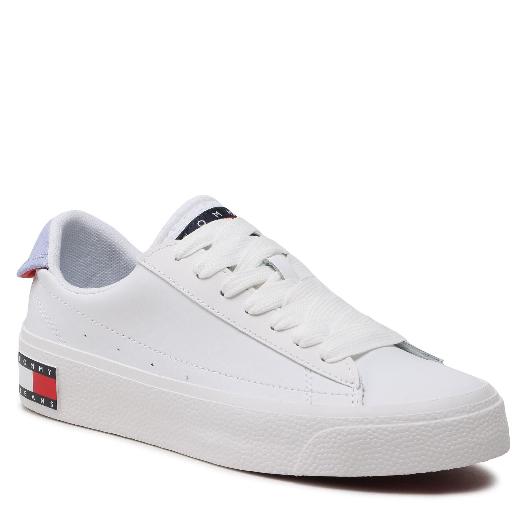 Tommy Jeans Sportcipő Vulcanized Leather EN0EN02030 Fehér - Pepit.hu