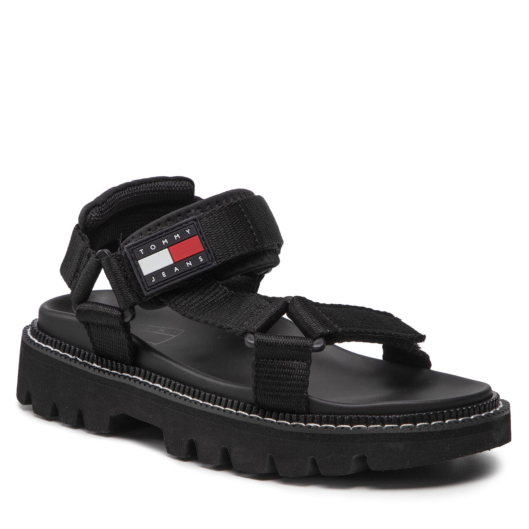 Tommy Jeans Szandál Chunky Sandal EN0EN01836 Fekete - Pepit.hu