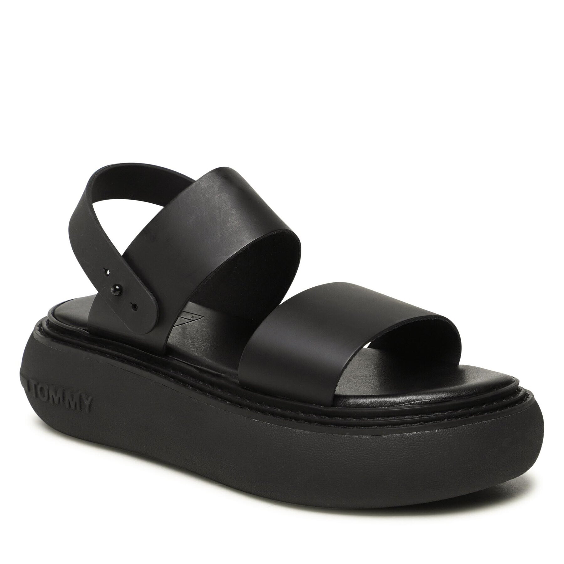 Tommy Jeans Szandál Volume Sandal Stripe EN0EN02077 Fekete - Pepit.hu