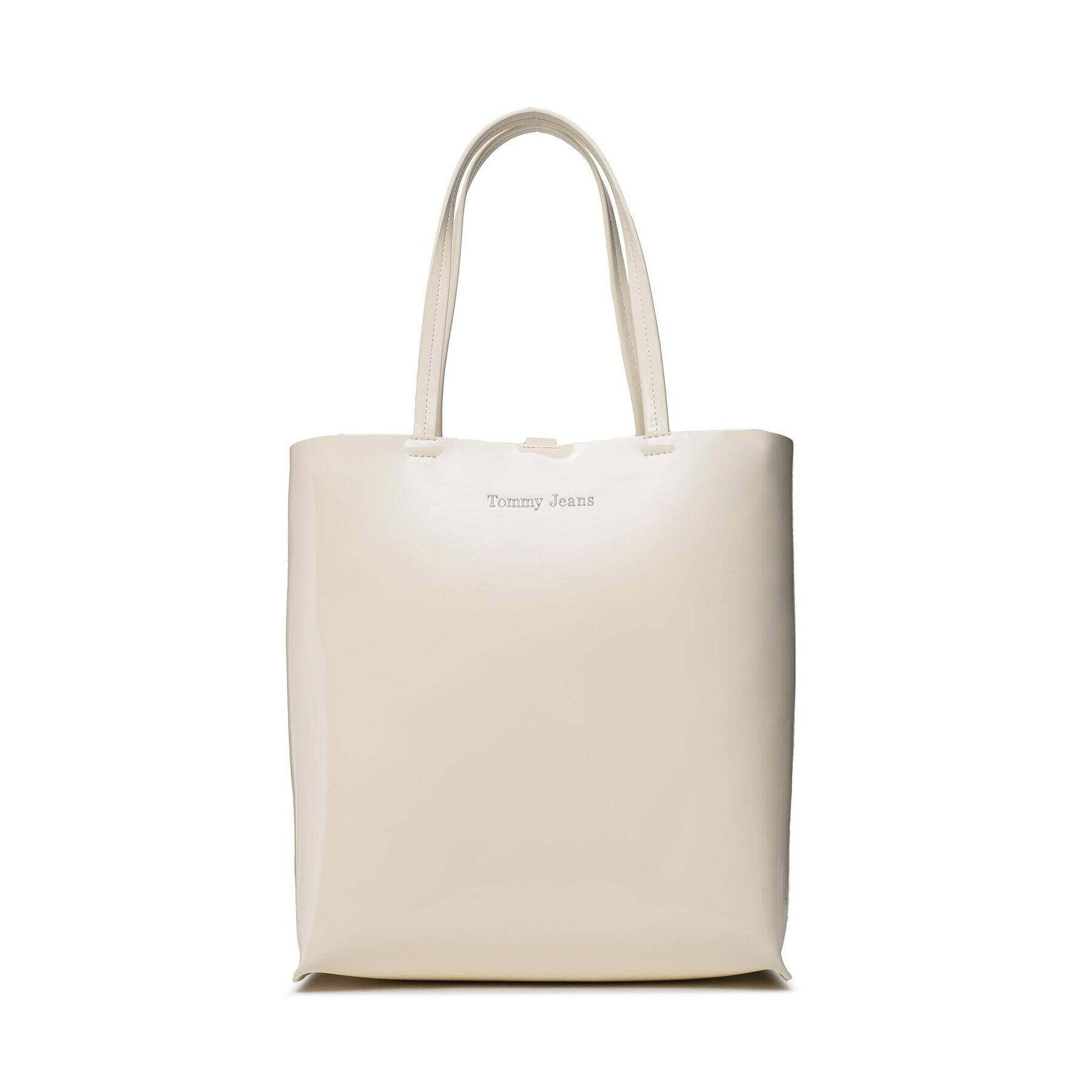 Tommy Jeans Táska Must North South Patent Tote AW0AW15540 Bézs - Pepit.hu