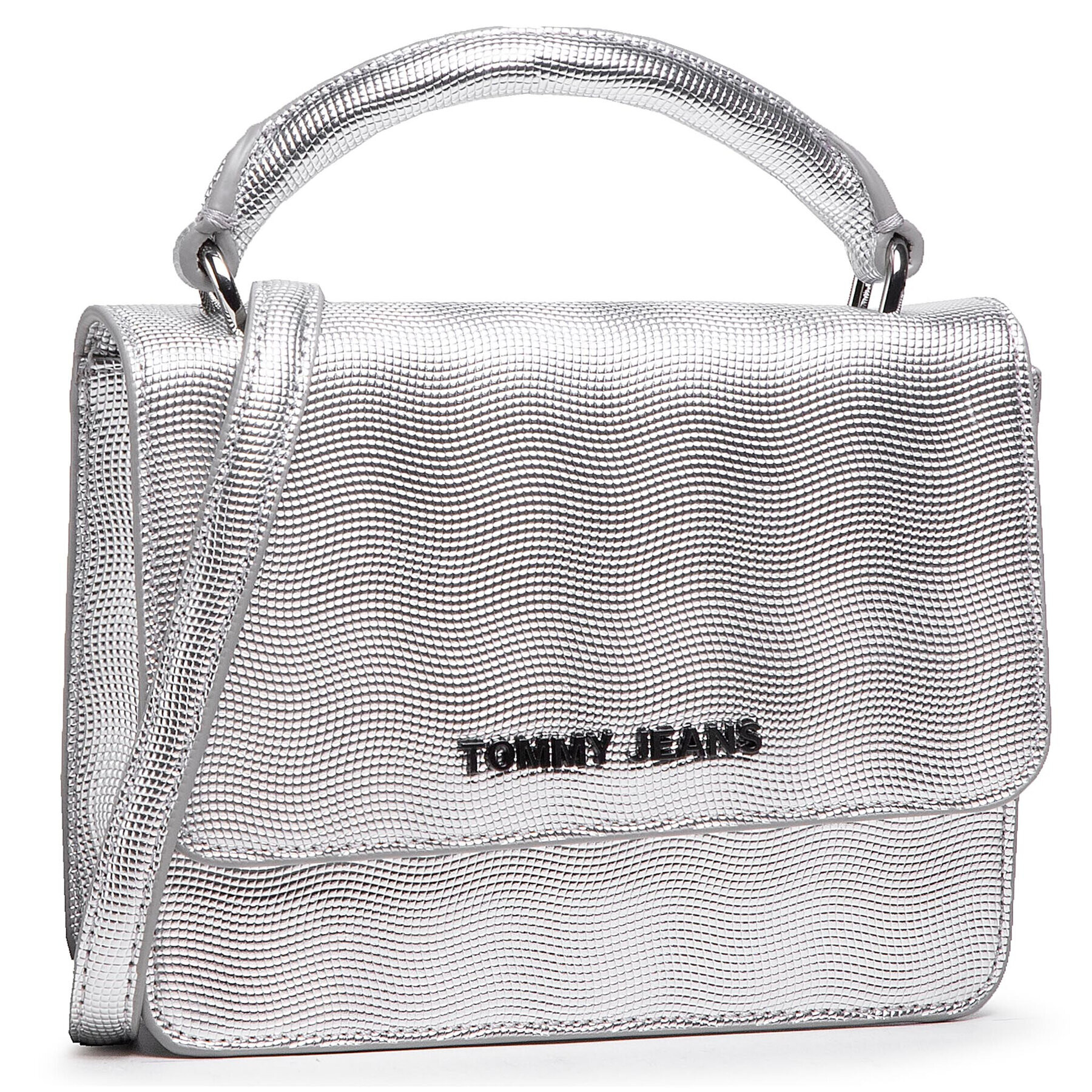 Tommy Jeans Táska Tjw Femme Puflsp Crossover Mtl AW0AW09858 Ezüst - Pepit.hu