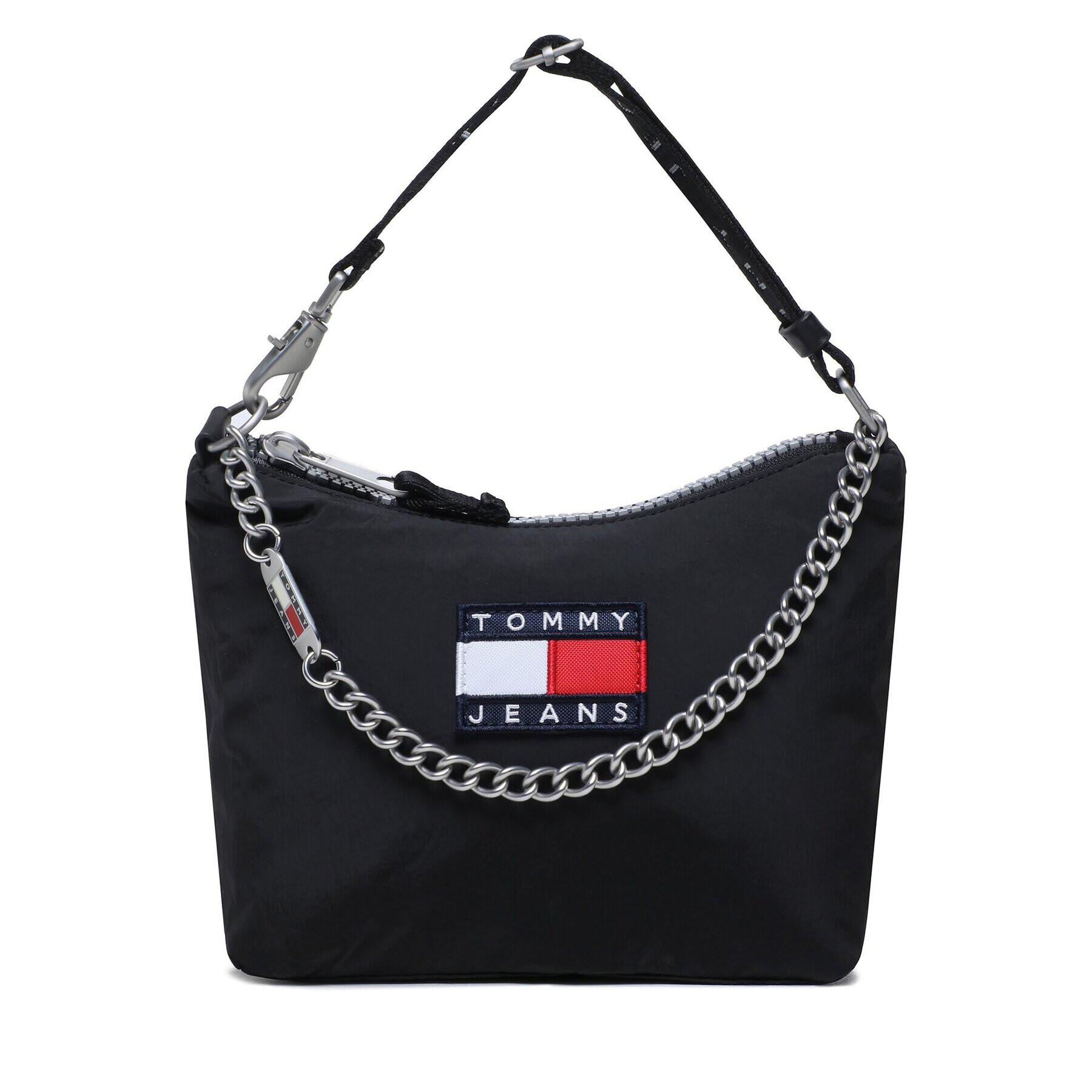 Tommy Jeans Táska Tjw Heritage Shoulder Bag AW0AW14112 Fekete - Pepit.hu