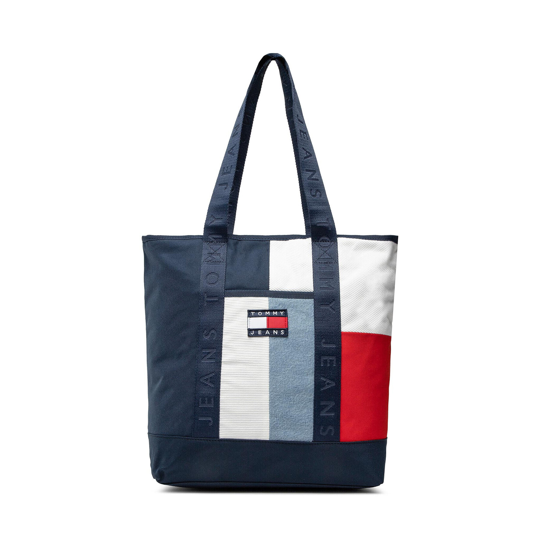 Tommy Jeans Táska Tjw Heritage Tote Corp AW0AW12412 Sötétkék - Pepit.hu