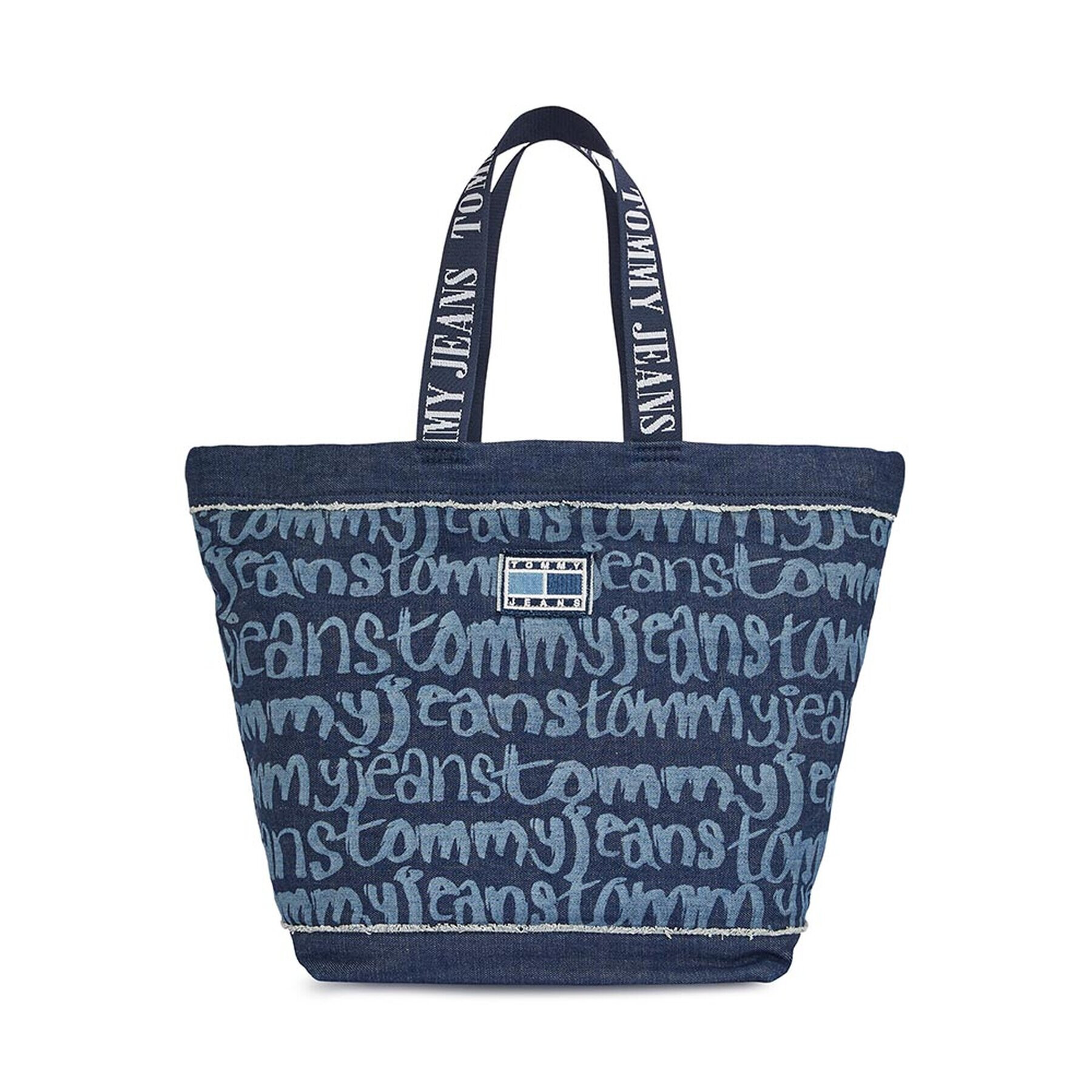 Tommy Jeans Táska Tjw Heritage Tote Denim AW0AW14973 Kék - Pepit.hu