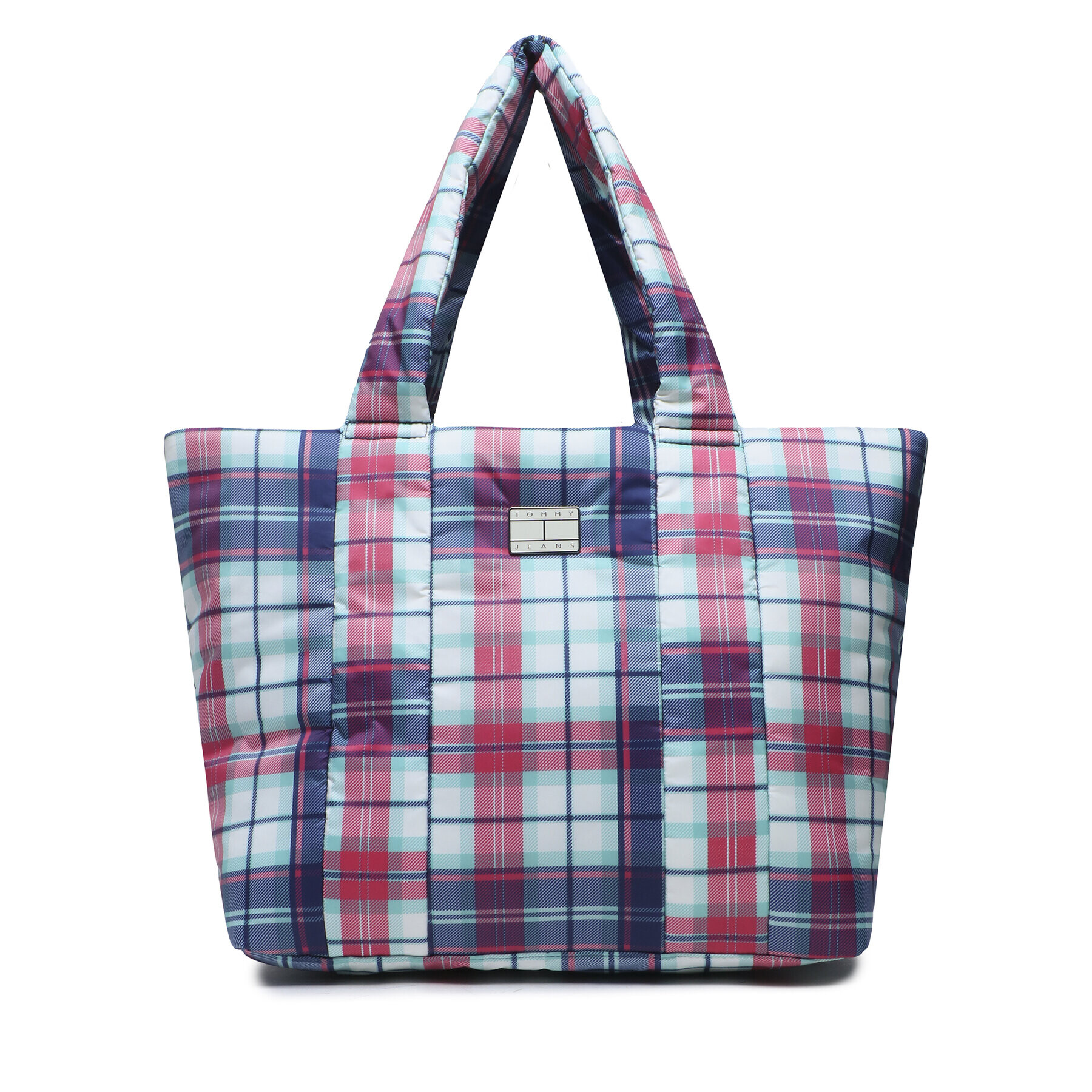 Tommy Jeans Táska Tjw Hype Cons Travel Tote Tartan AW0AW14428 Kék - Pepit.hu