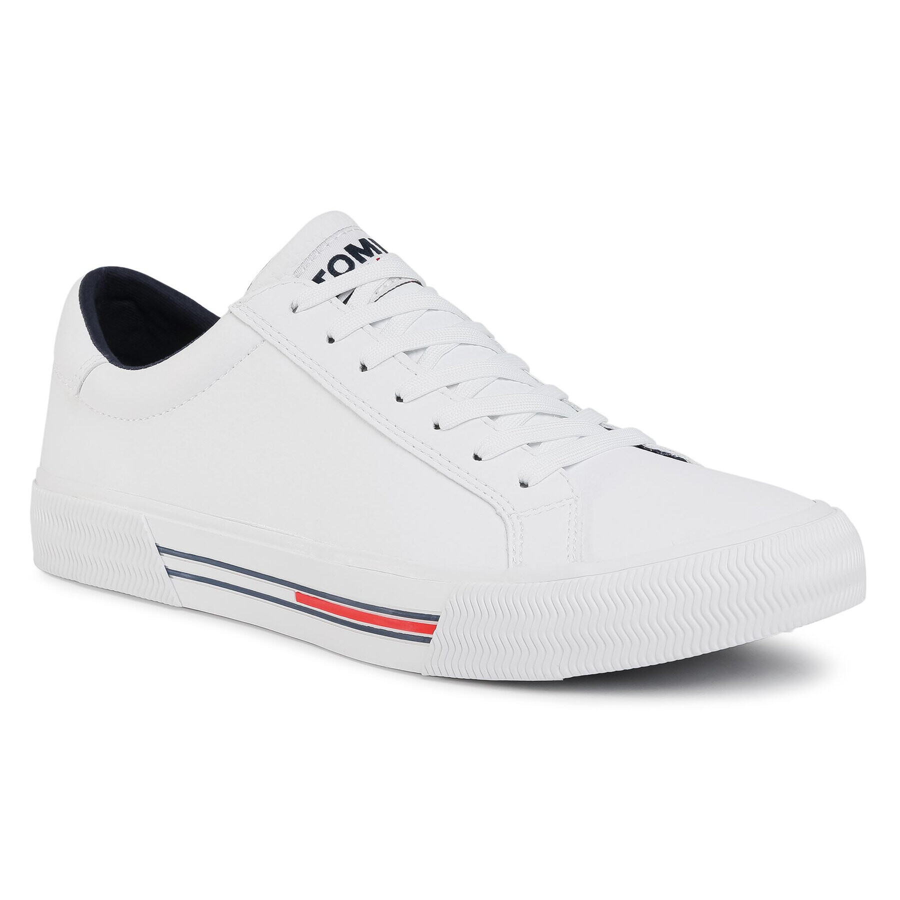 Tommy Jeans Teniszcipő Essential Leather Sneaker Fehér - Pepit.hu