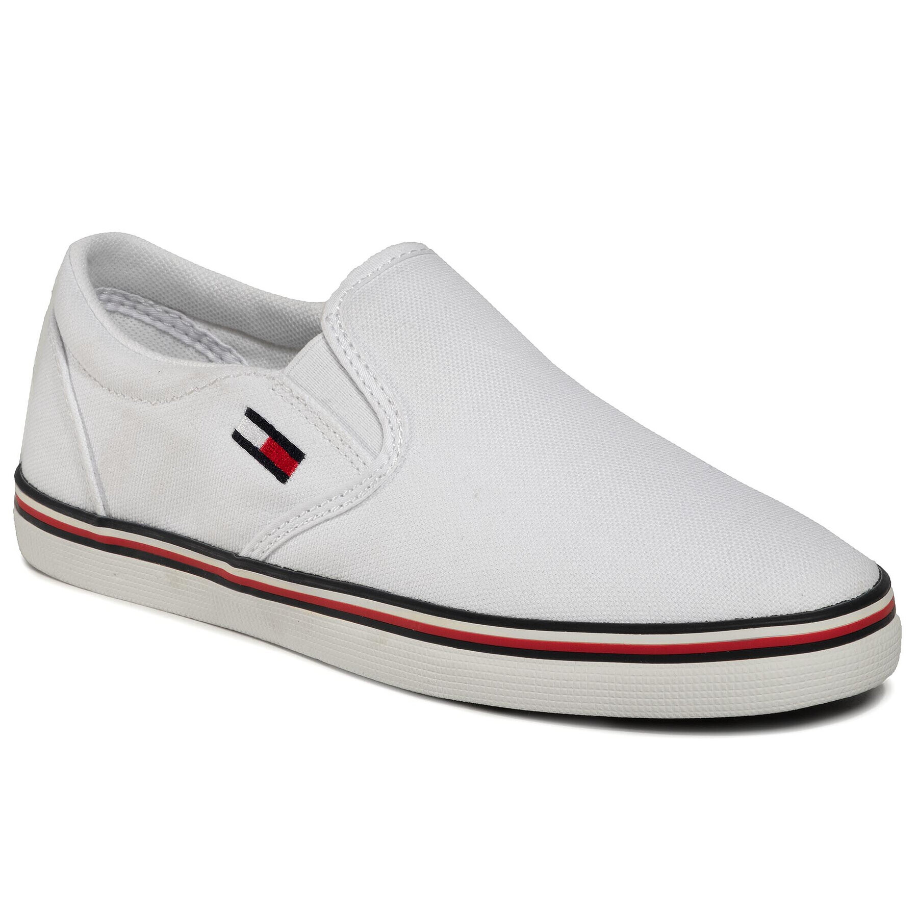 Tommy Jeans Teniszcipő Essential Slip On Sneaker EN0EN00782 Fehér - Pepit.hu